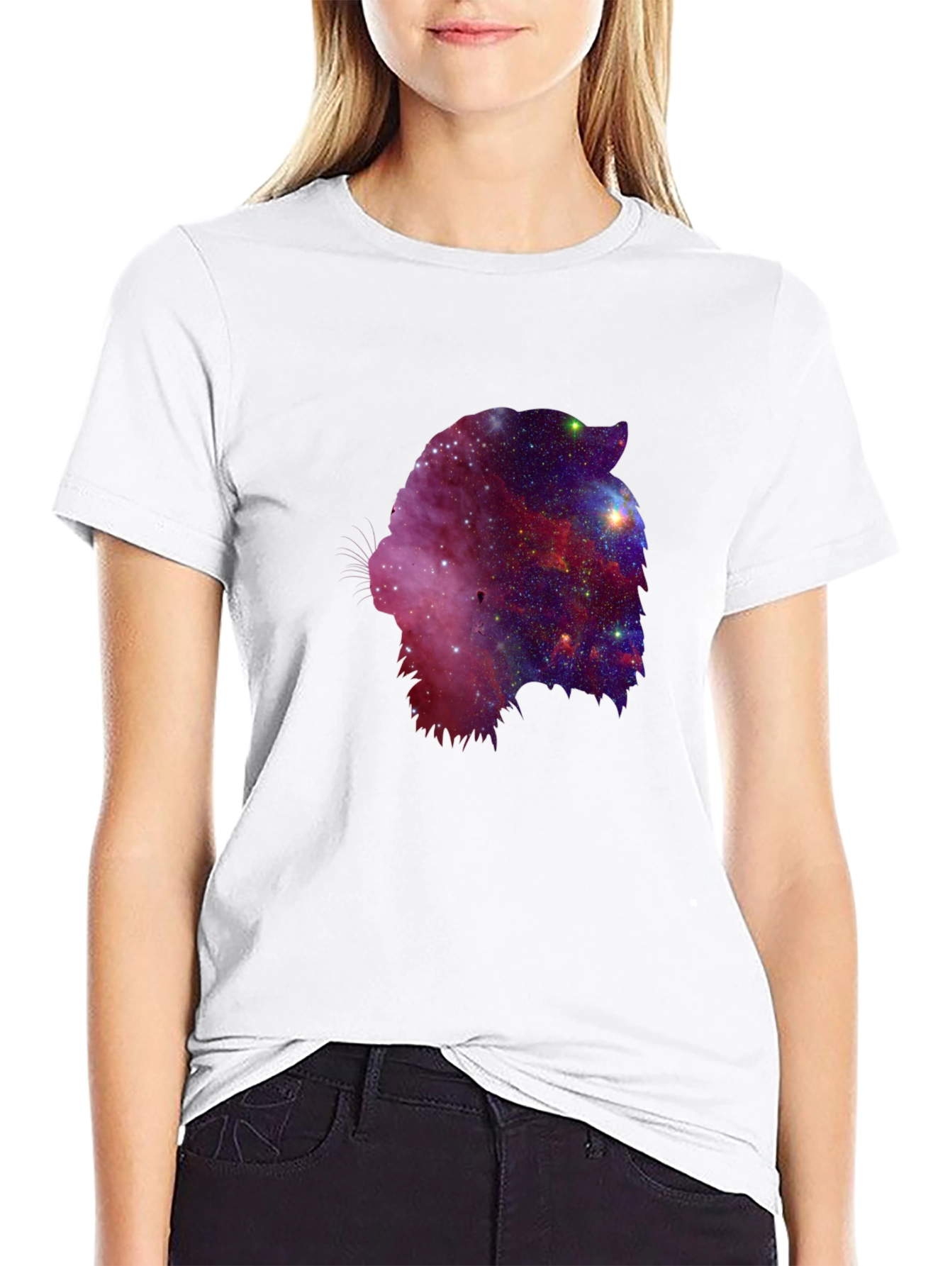 Nebula Lion Black T-Shirt