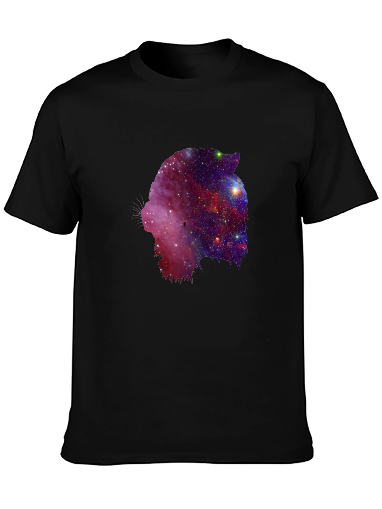 Nebula Lion Black T-Shirt