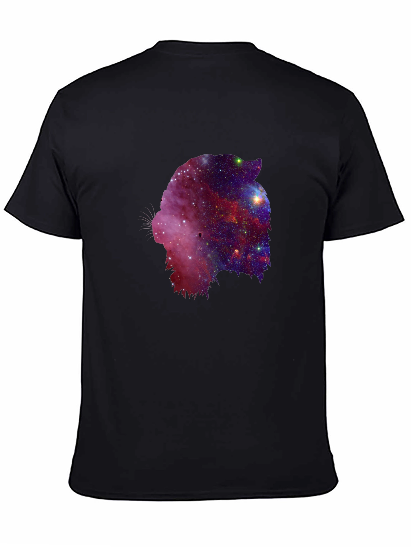 Nebula Lion Black T-Shirt