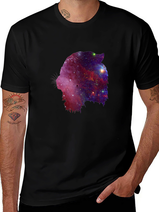 Nebula Lion Black T-Shirt