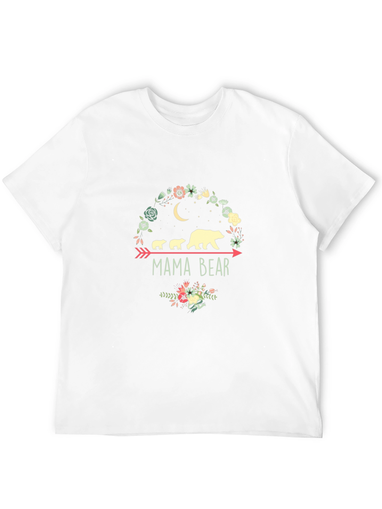 Mama Bear Graphic Tee - Cute Family Bear Shirt