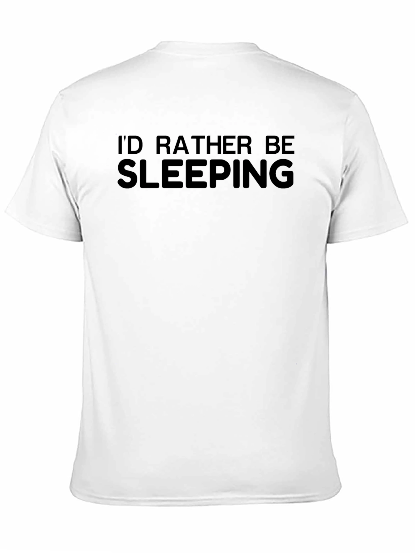 Id Rather Be Sleeping T-Shirt - Black