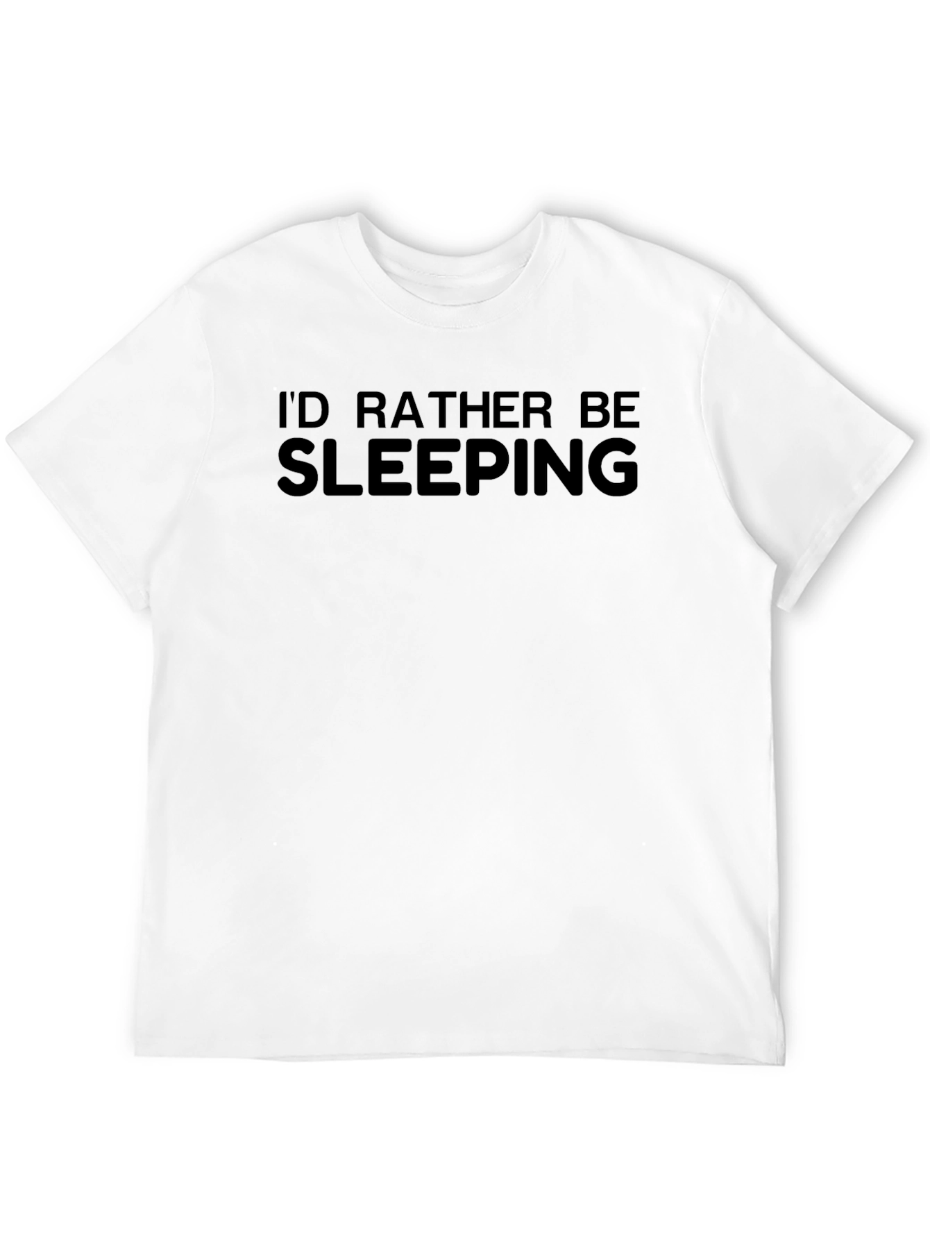 Id Rather Be Sleeping T-Shirt - Black