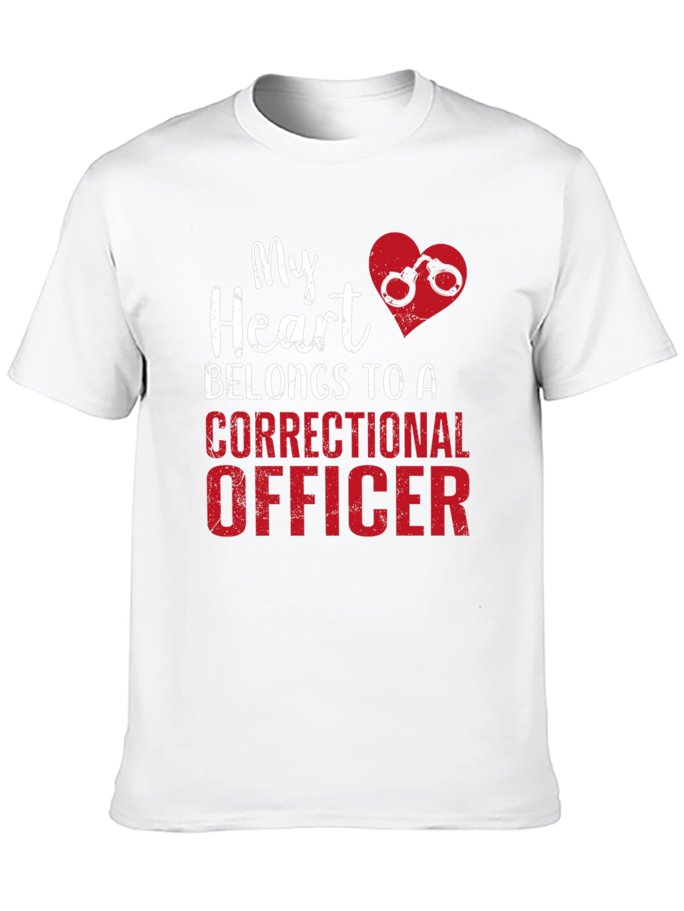Correctional Officer Heart T-Shirt
