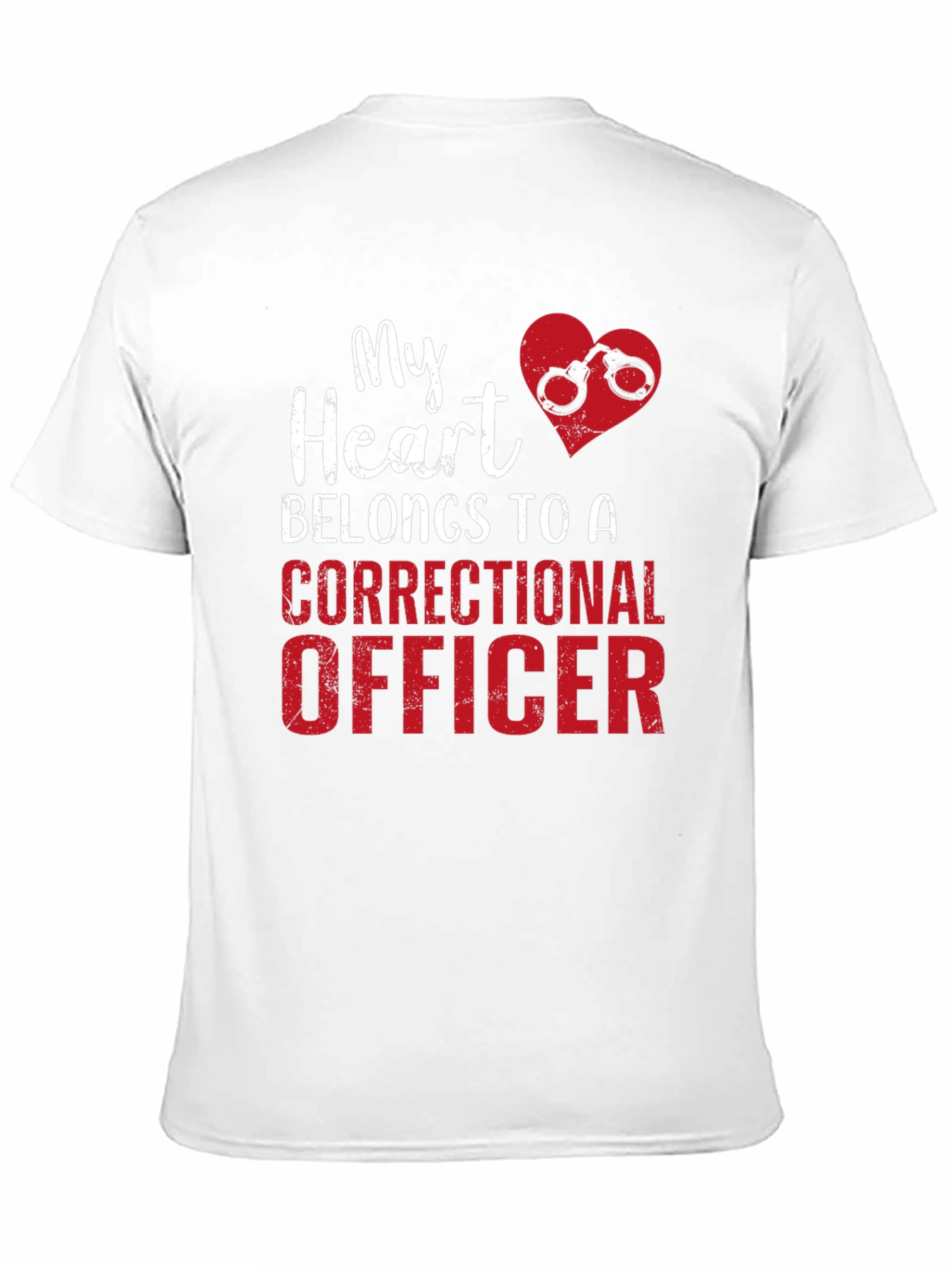 Correctional Officer Heart T-Shirt