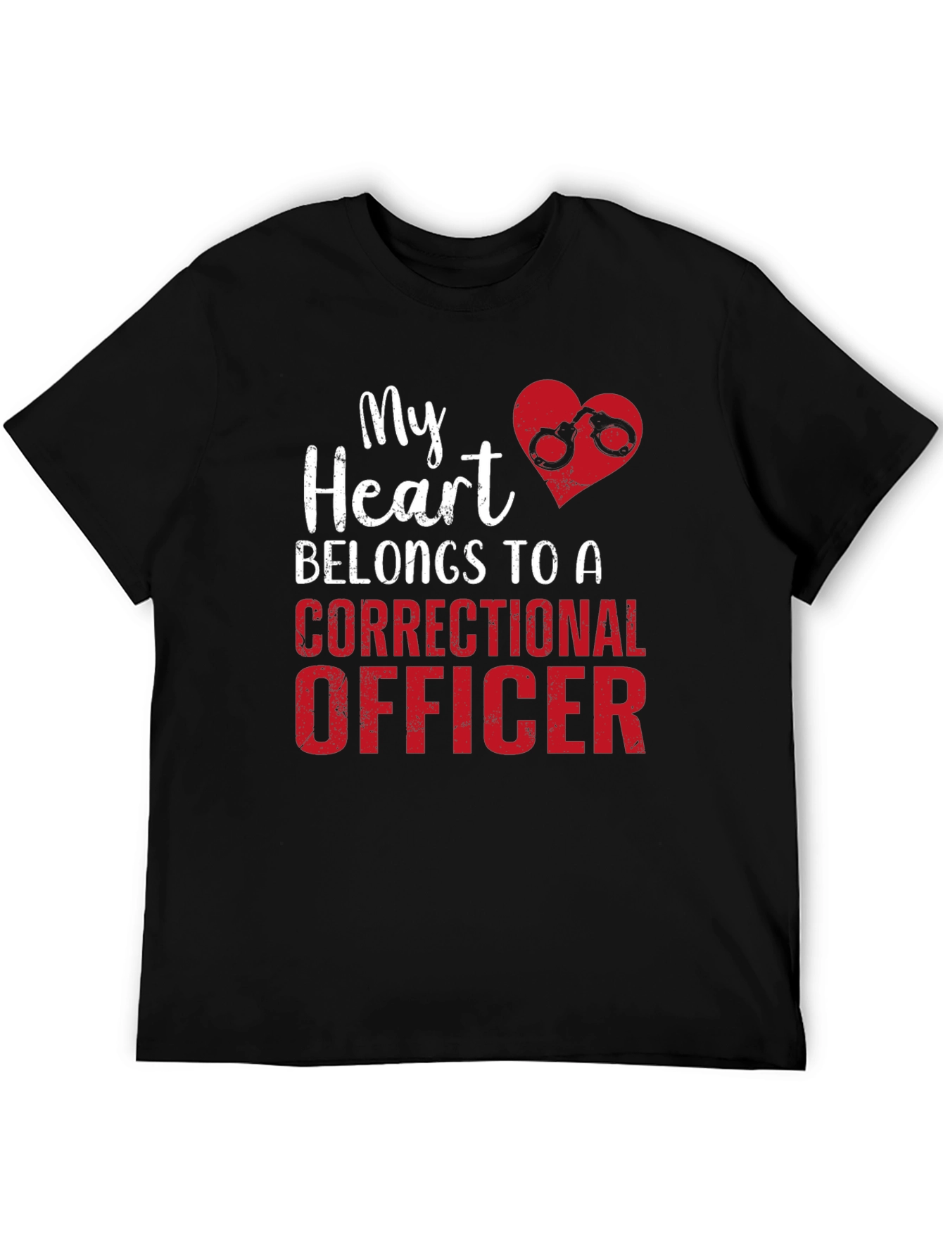 Correctional Officer Heart T-Shirt