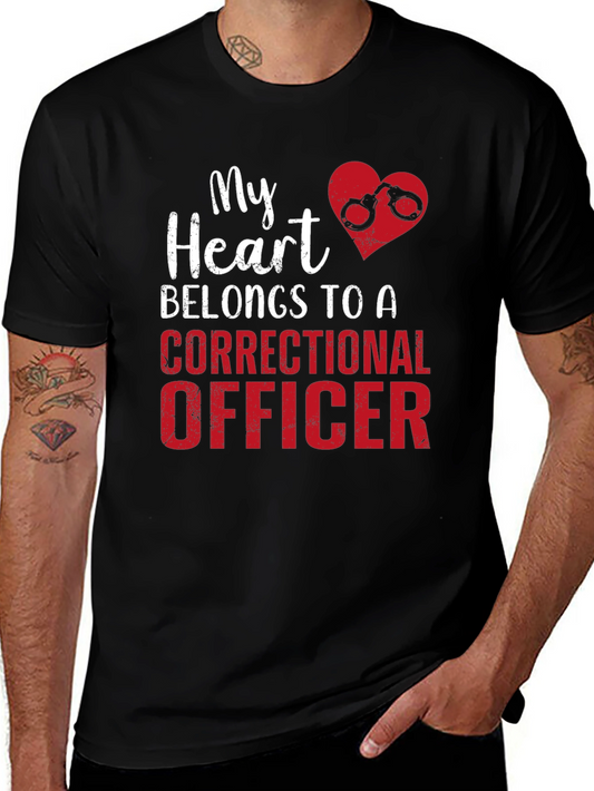 Correctional Officer Heart T-Shirt