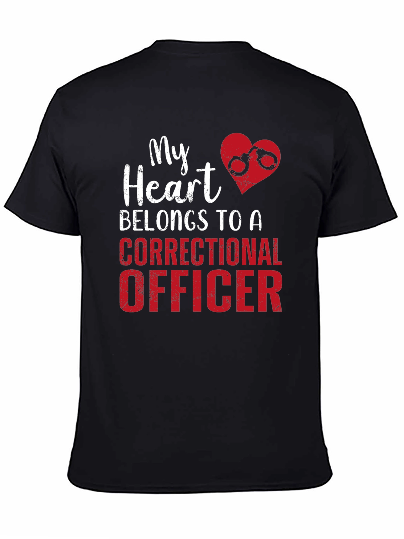 Correctional Officer Heart T-Shirt
