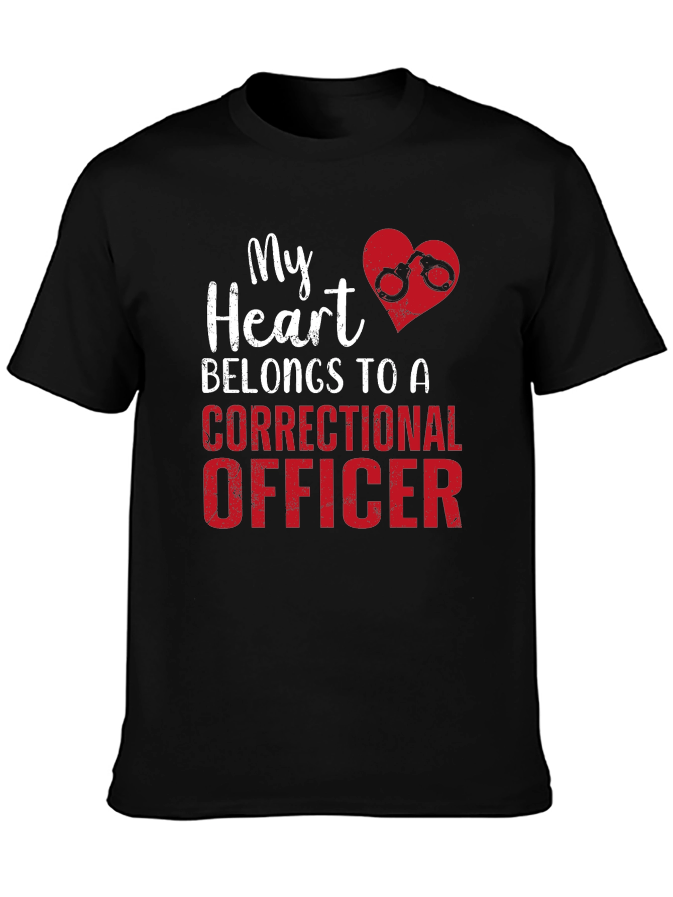 Correctional Officer Heart T-Shirt