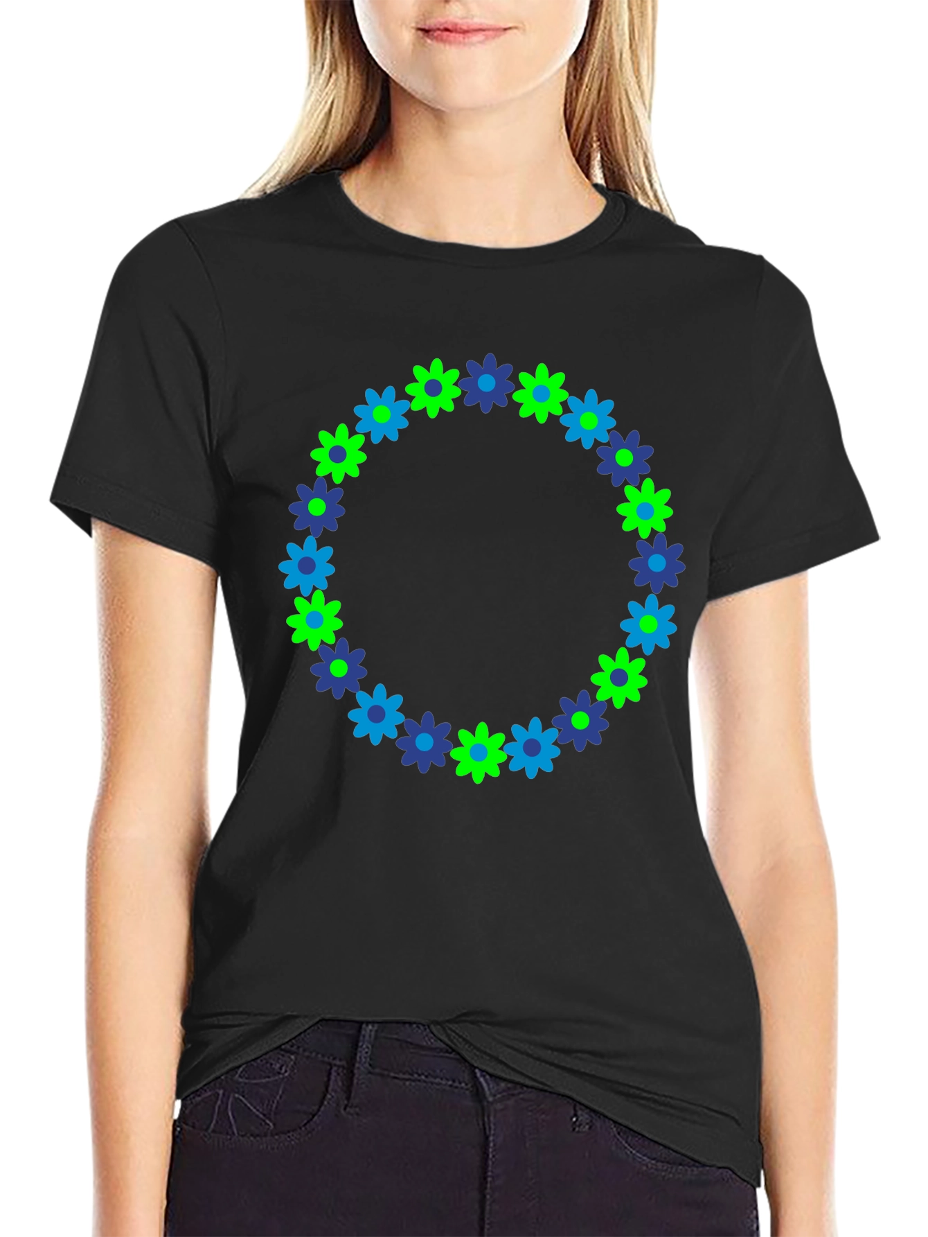 Floral Wreath Graphic Tee