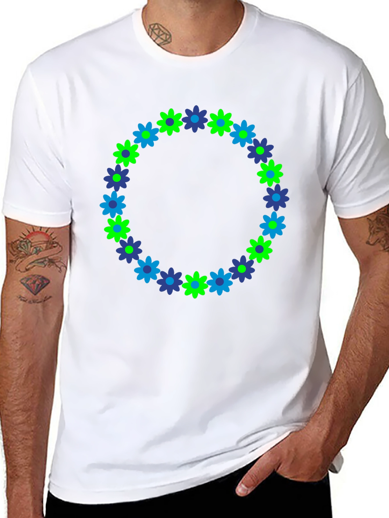 Floral Wreath Graphic Tee
