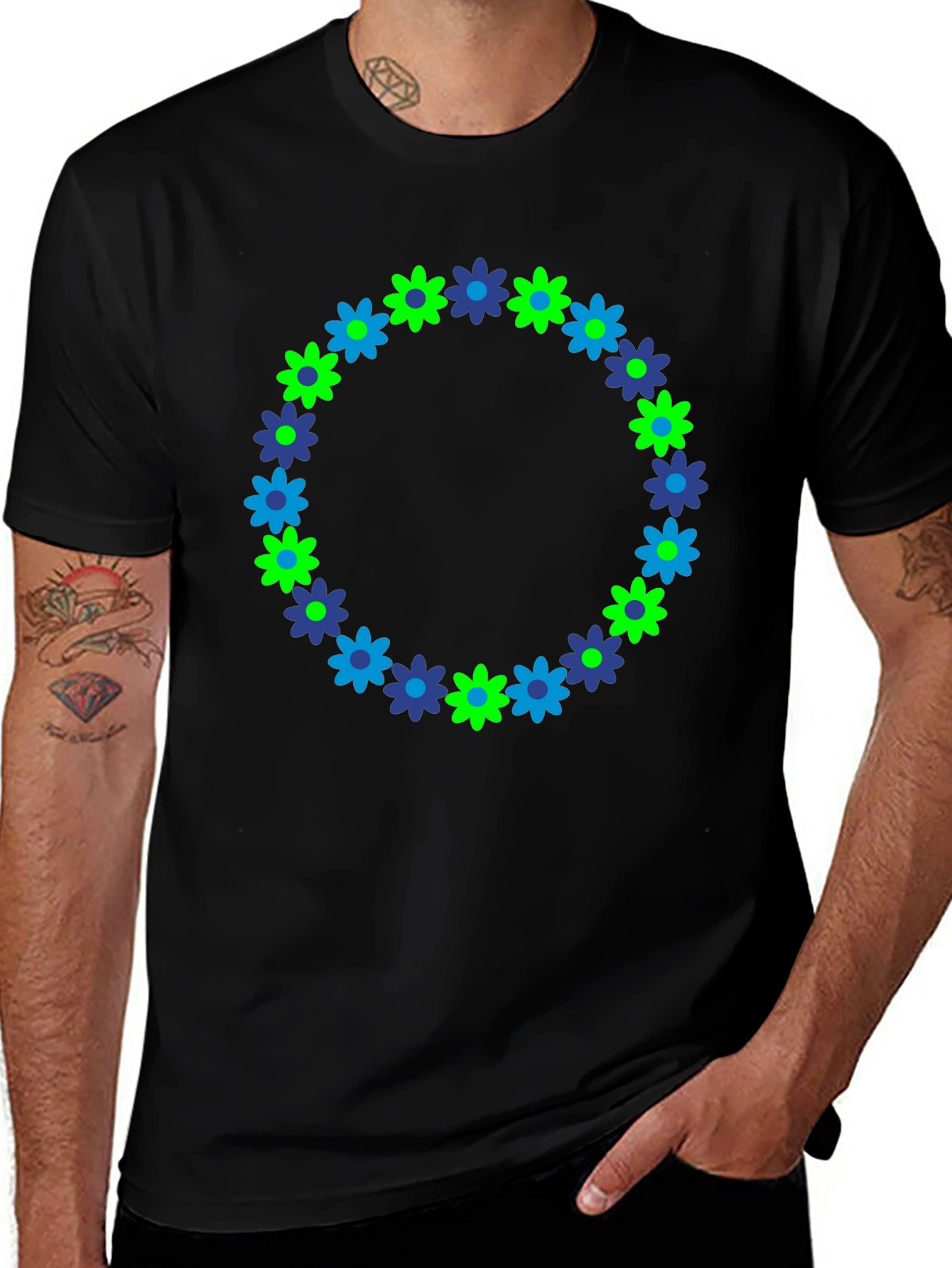 Floral Wreath Graphic Tee