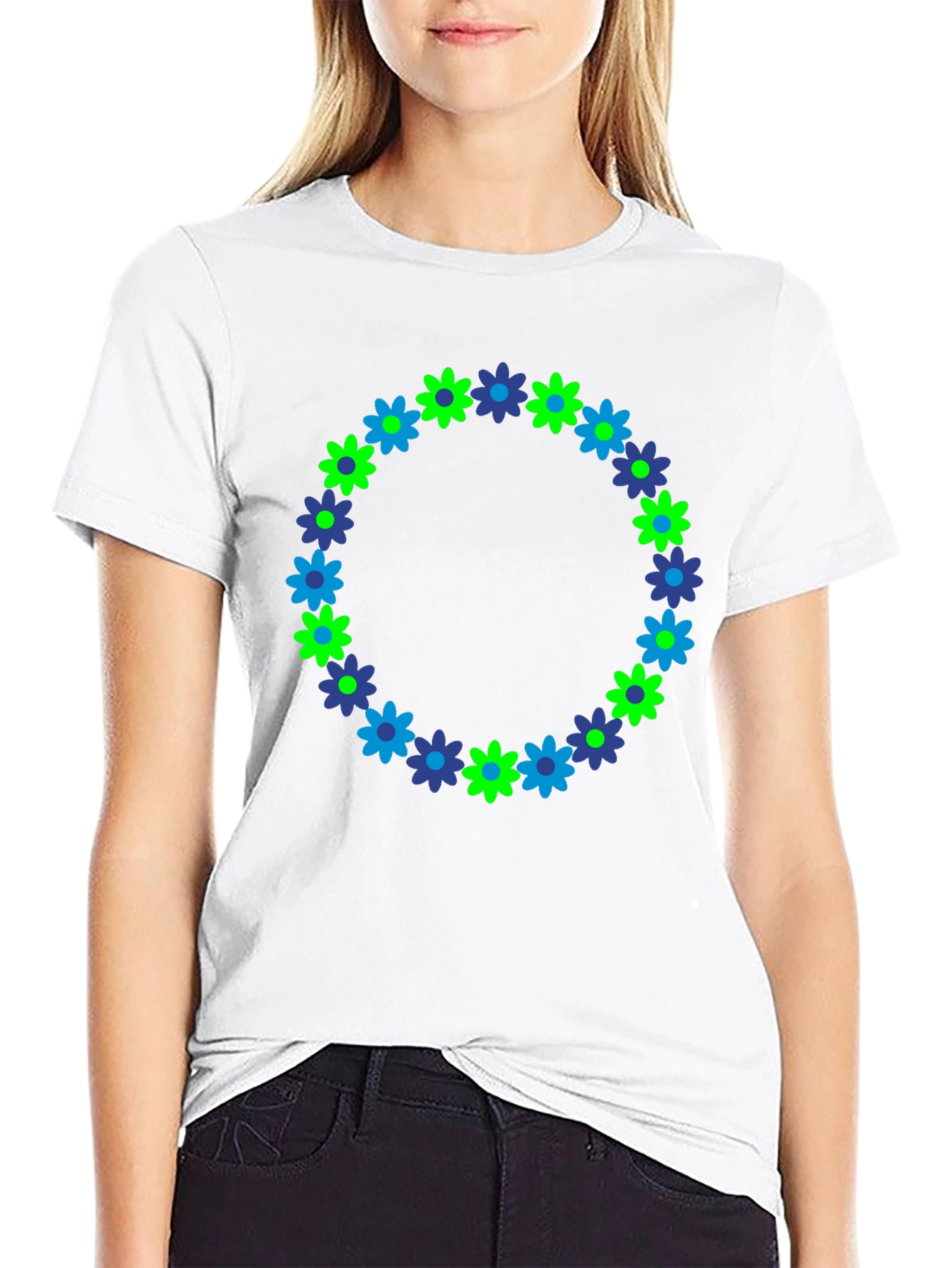 Floral Wreath Graphic Tee