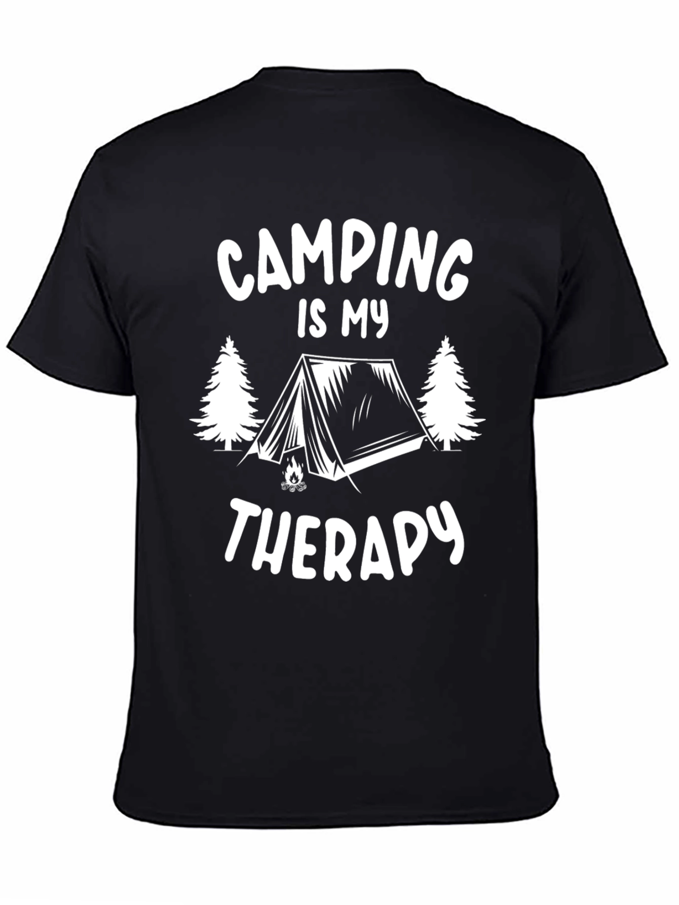 Camping Is My Therapy Graphic T-Shirt