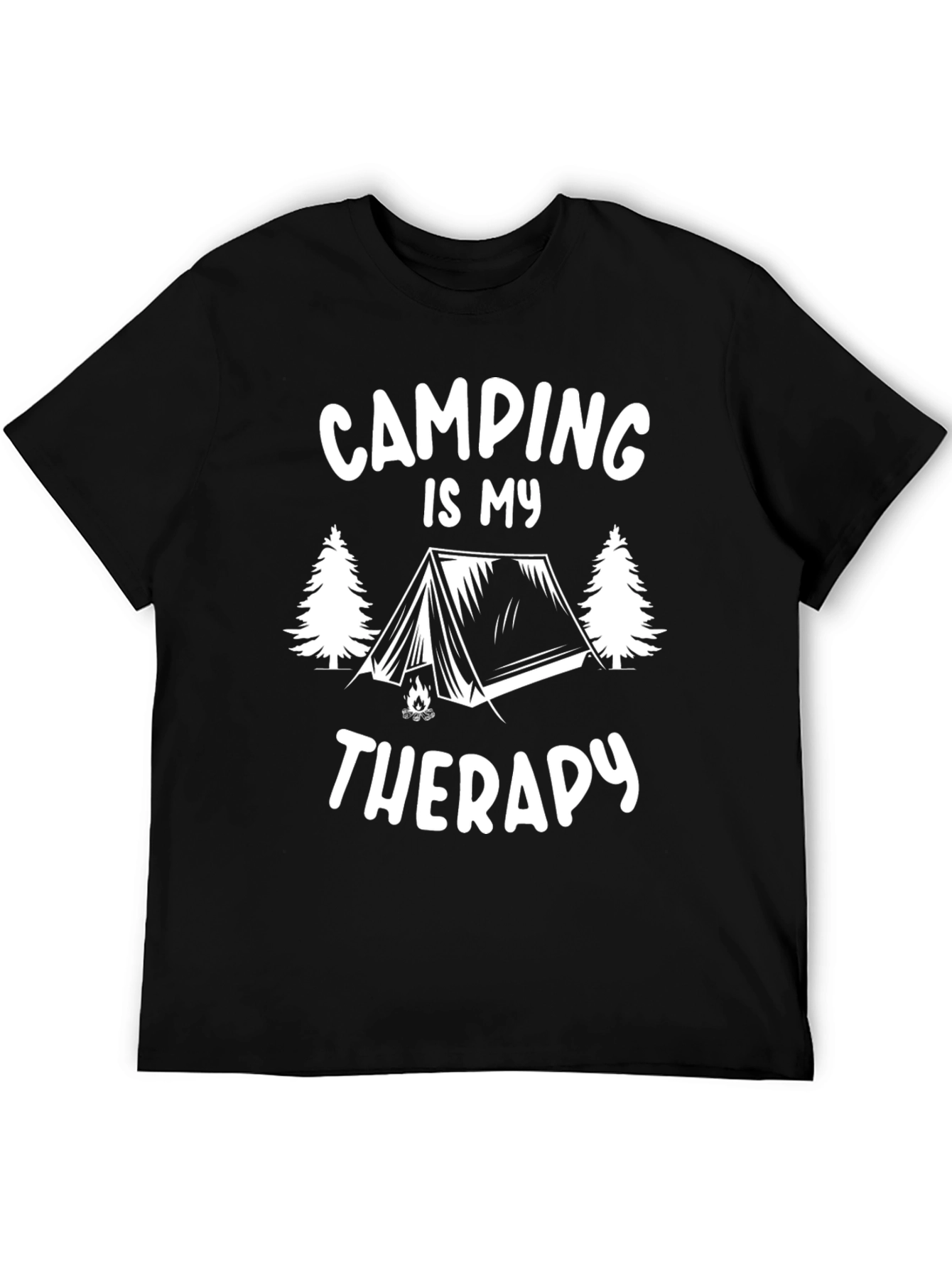 Camping Is My Therapy Graphic T-Shirt