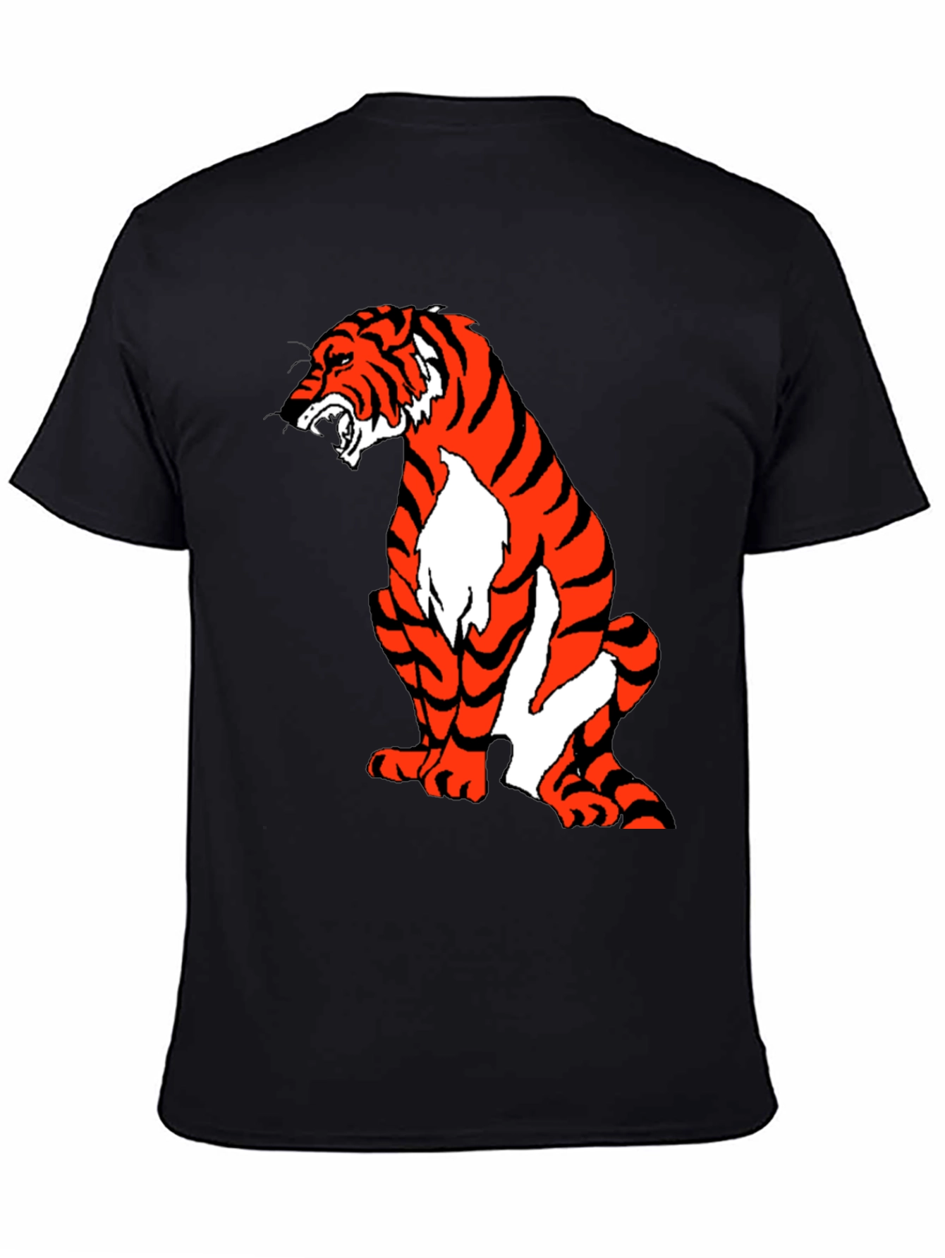Tiger Graphic Black T-Shirt