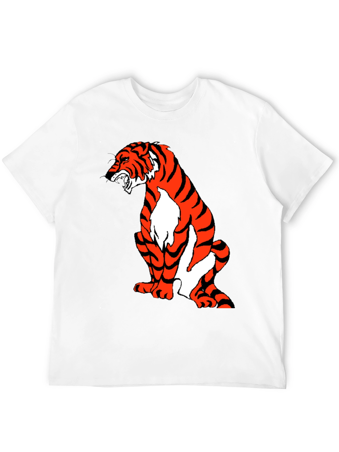 Tiger Graphic Black T-Shirt