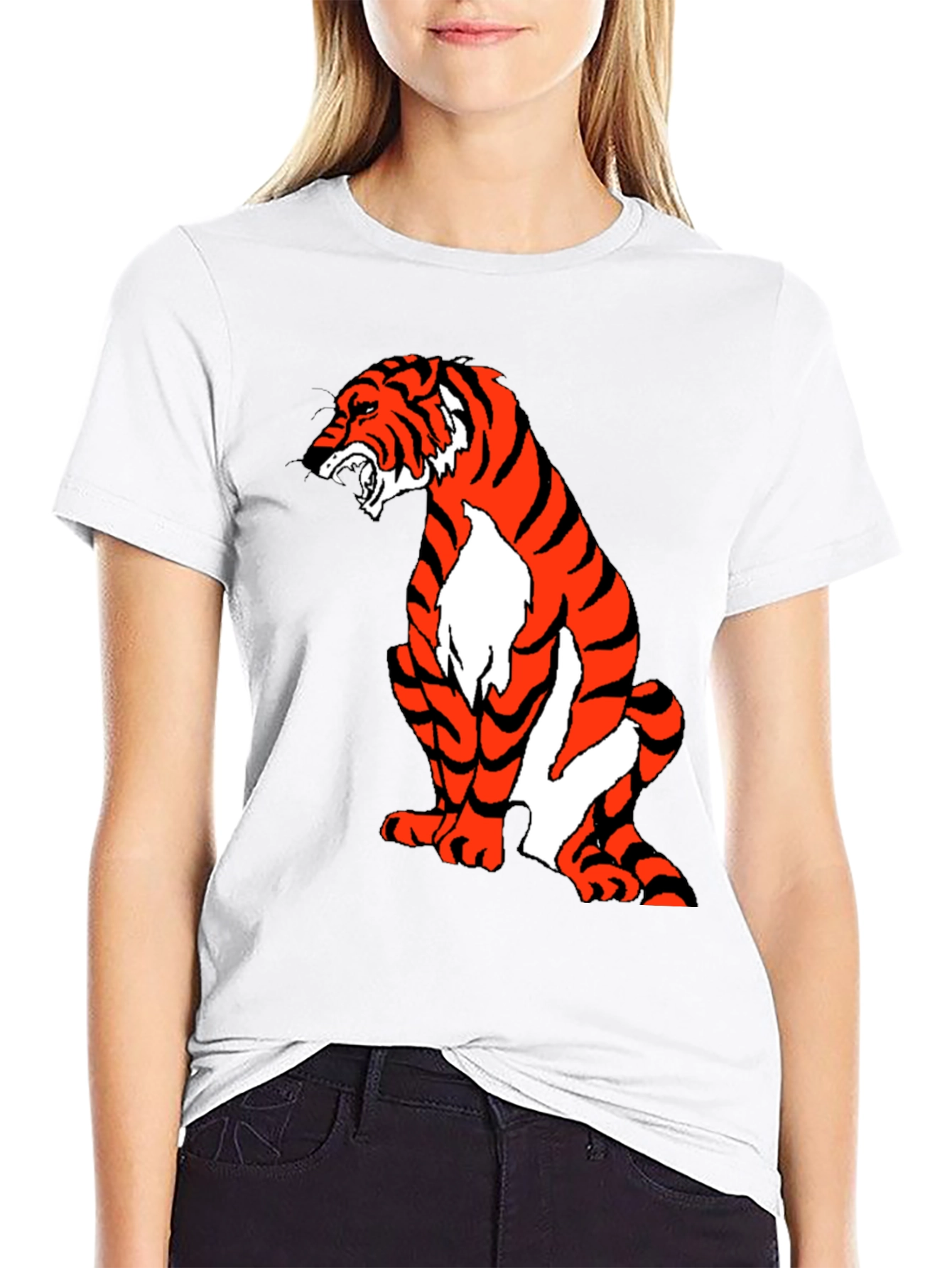Tiger Graphic Black T-Shirt