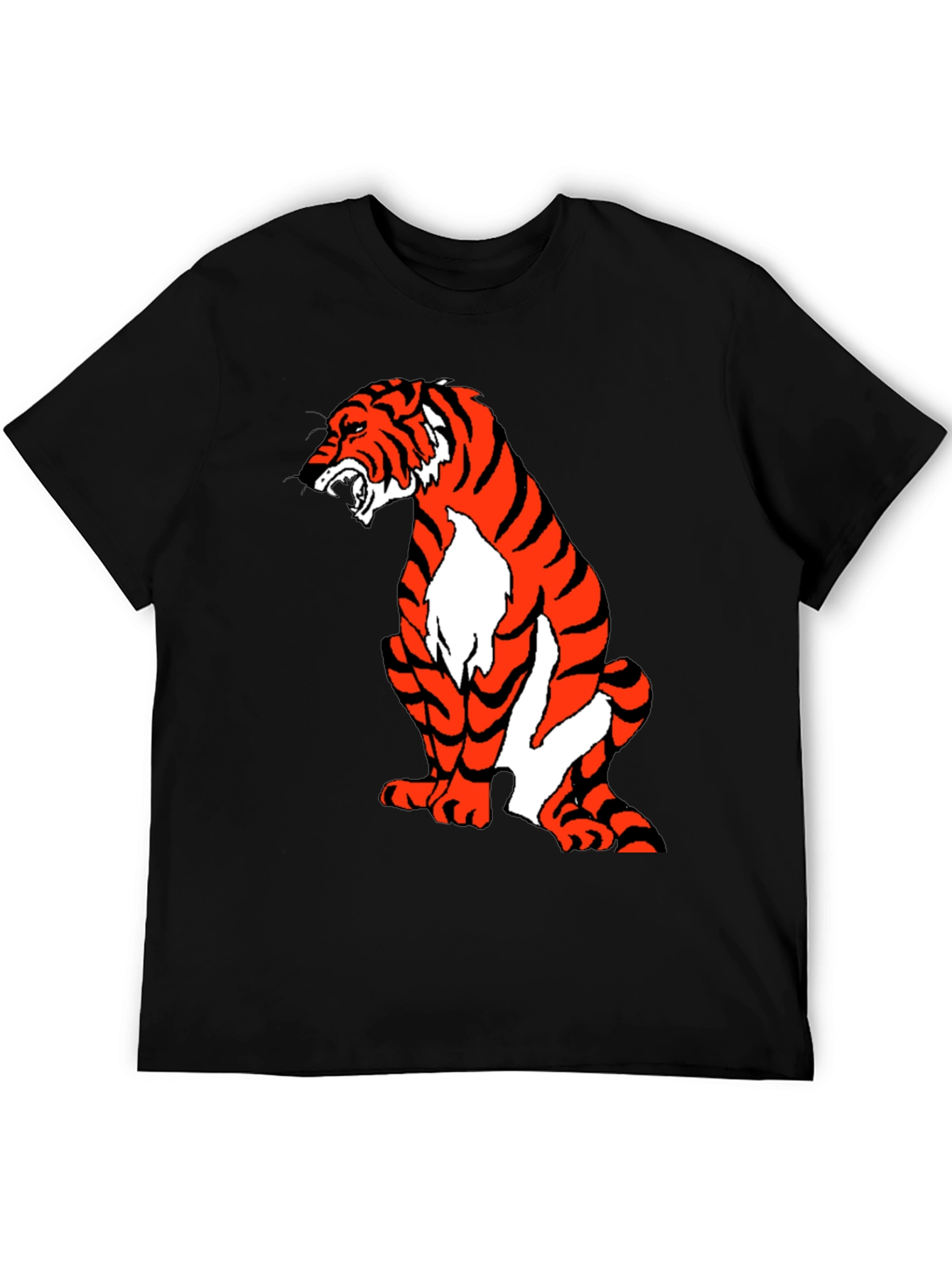 Tiger Graphic Black T-Shirt