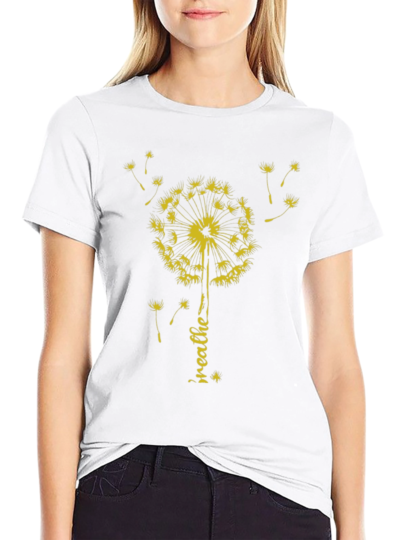 Breathe Dandelion Graphic Tee - Relaxed Fit