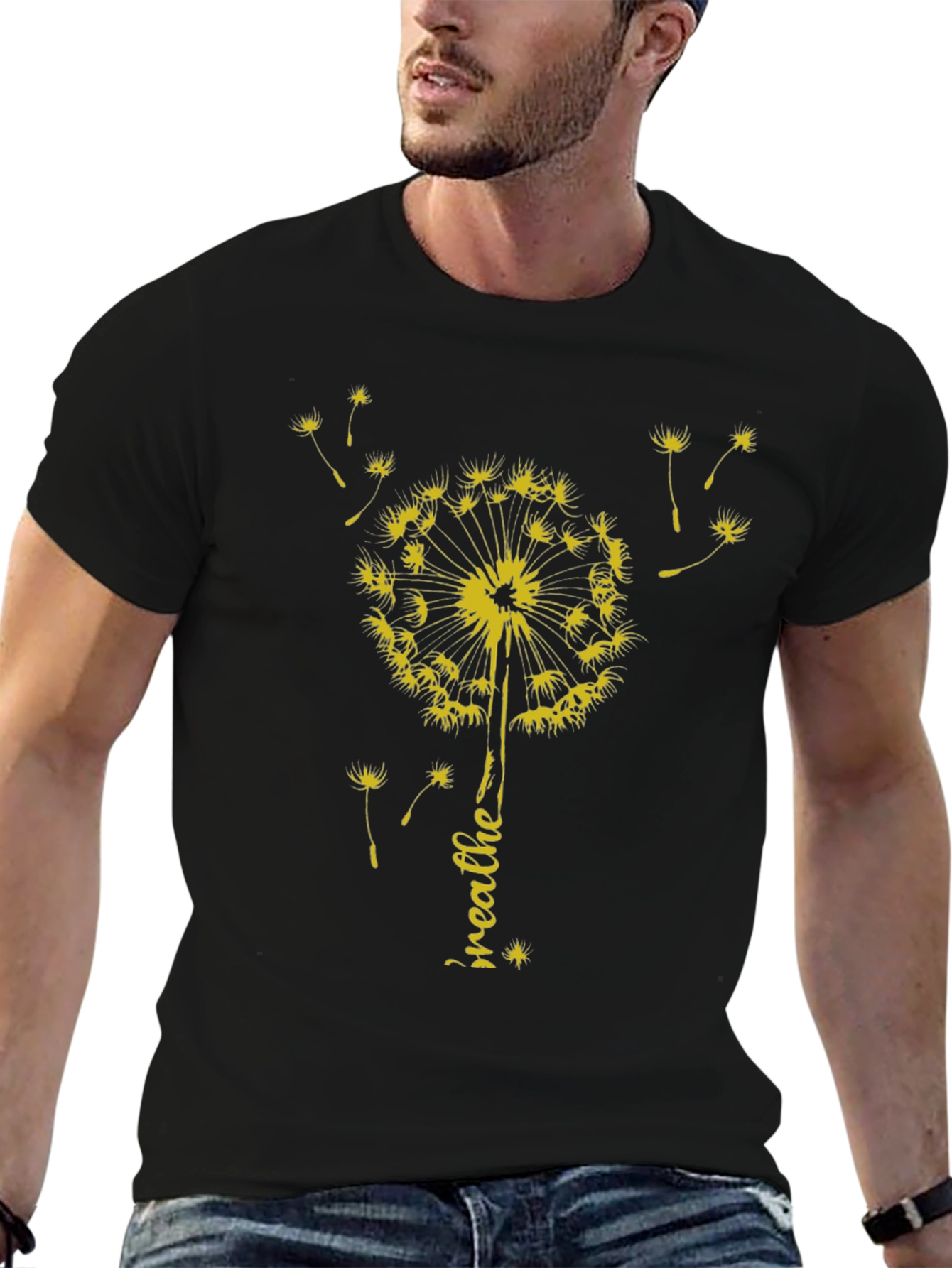 Breathe Dandelion Graphic Tee - Relaxed Fit