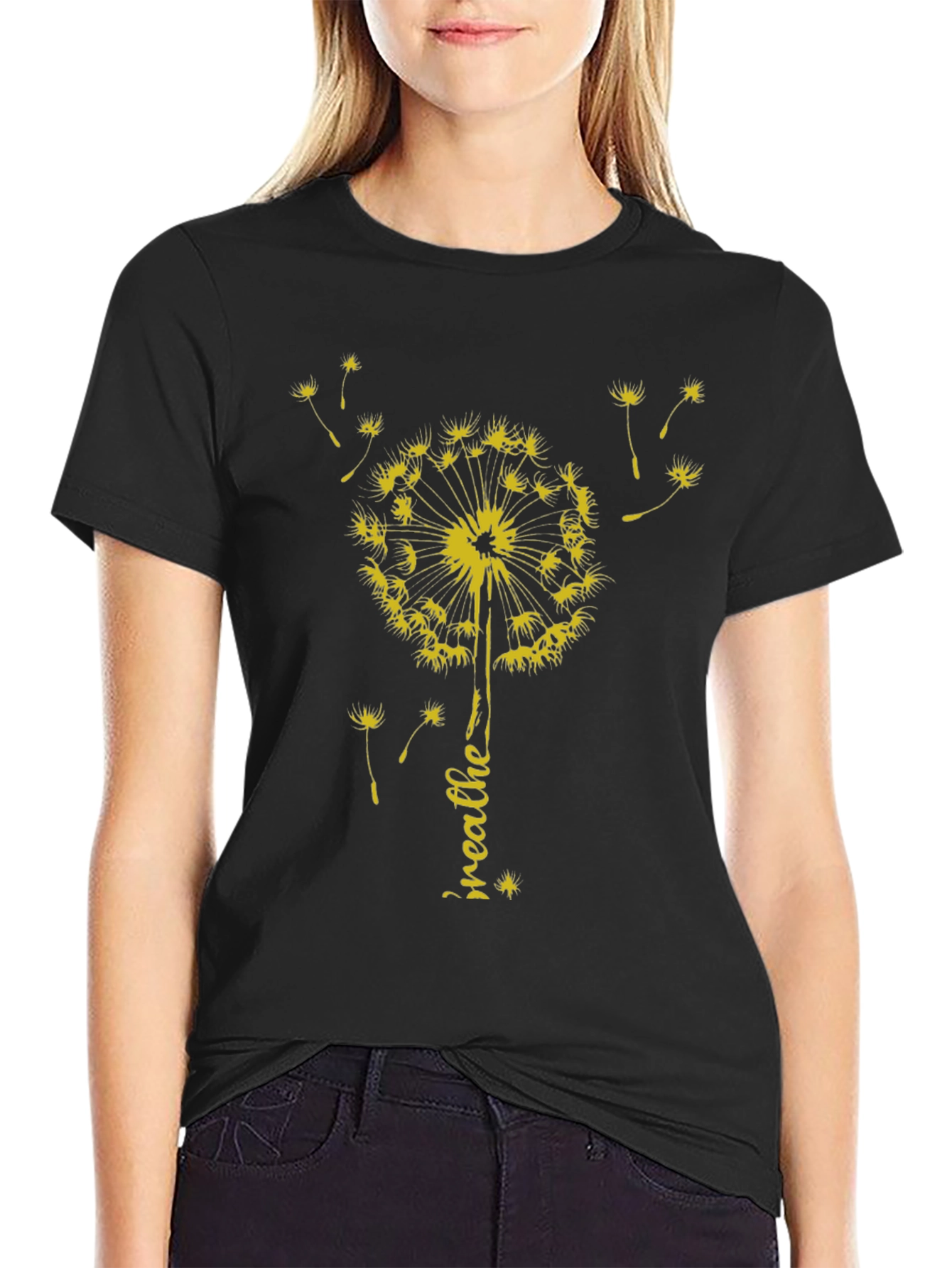 Breathe Dandelion Graphic Tee - Relaxed Fit