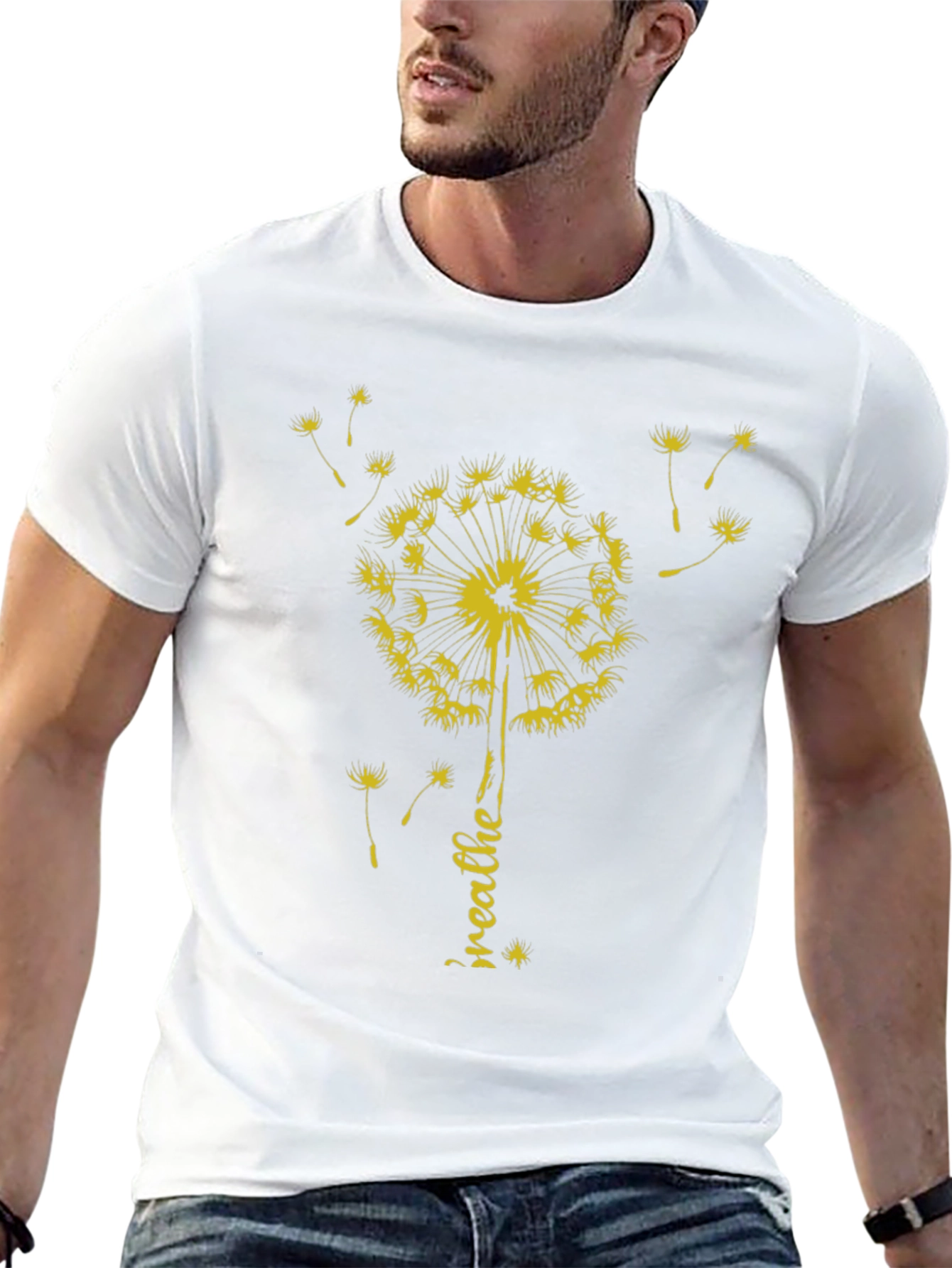 Breathe Dandelion Graphic Tee - Relaxed Fit