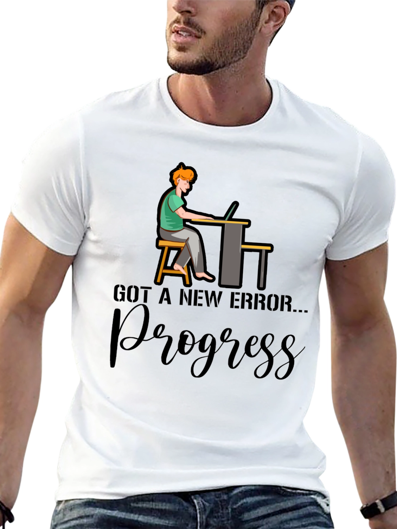 New Error Progress Graphic Tee