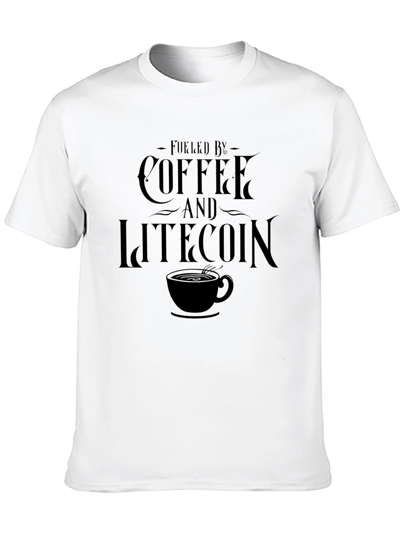 Fueled by Coffee and Litecoin T-Shirt