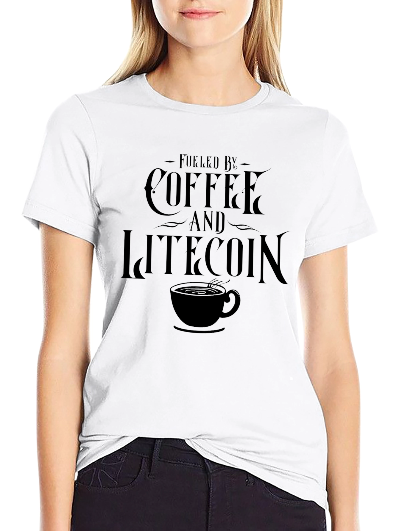 Fueled by Coffee and Litecoin T-Shirt