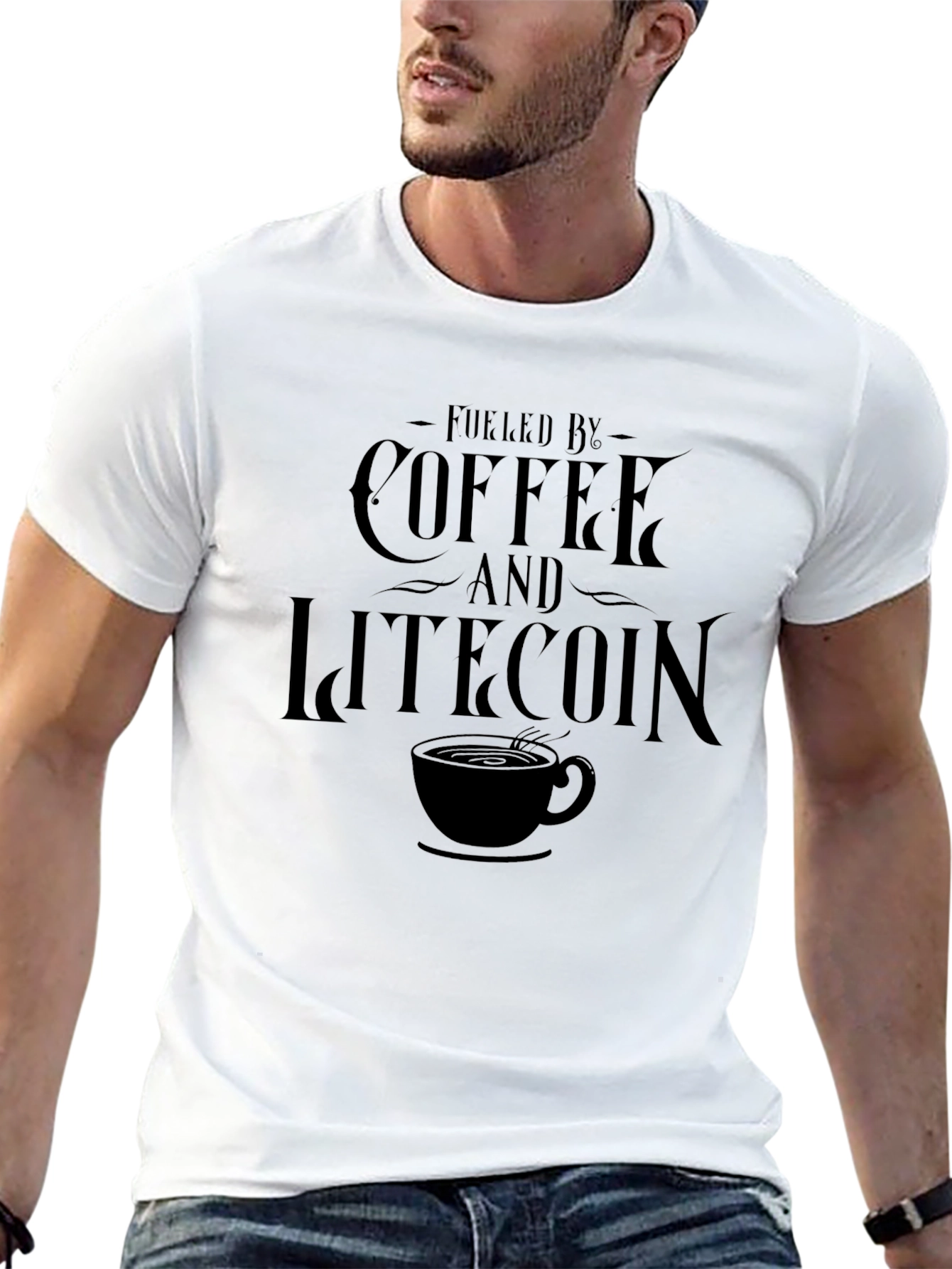 Fueled by Coffee and Litecoin T-Shirt