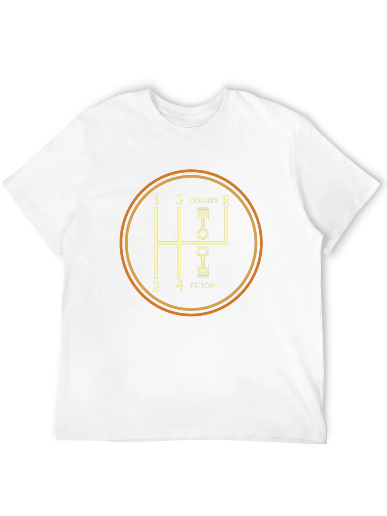 Gear Shift T-Shirt - County Prison Design