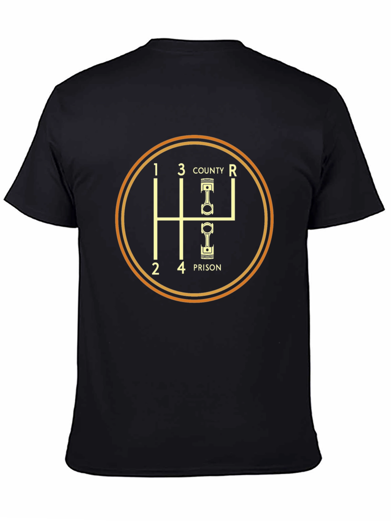 Gear Shift T-Shirt - County Prison Design