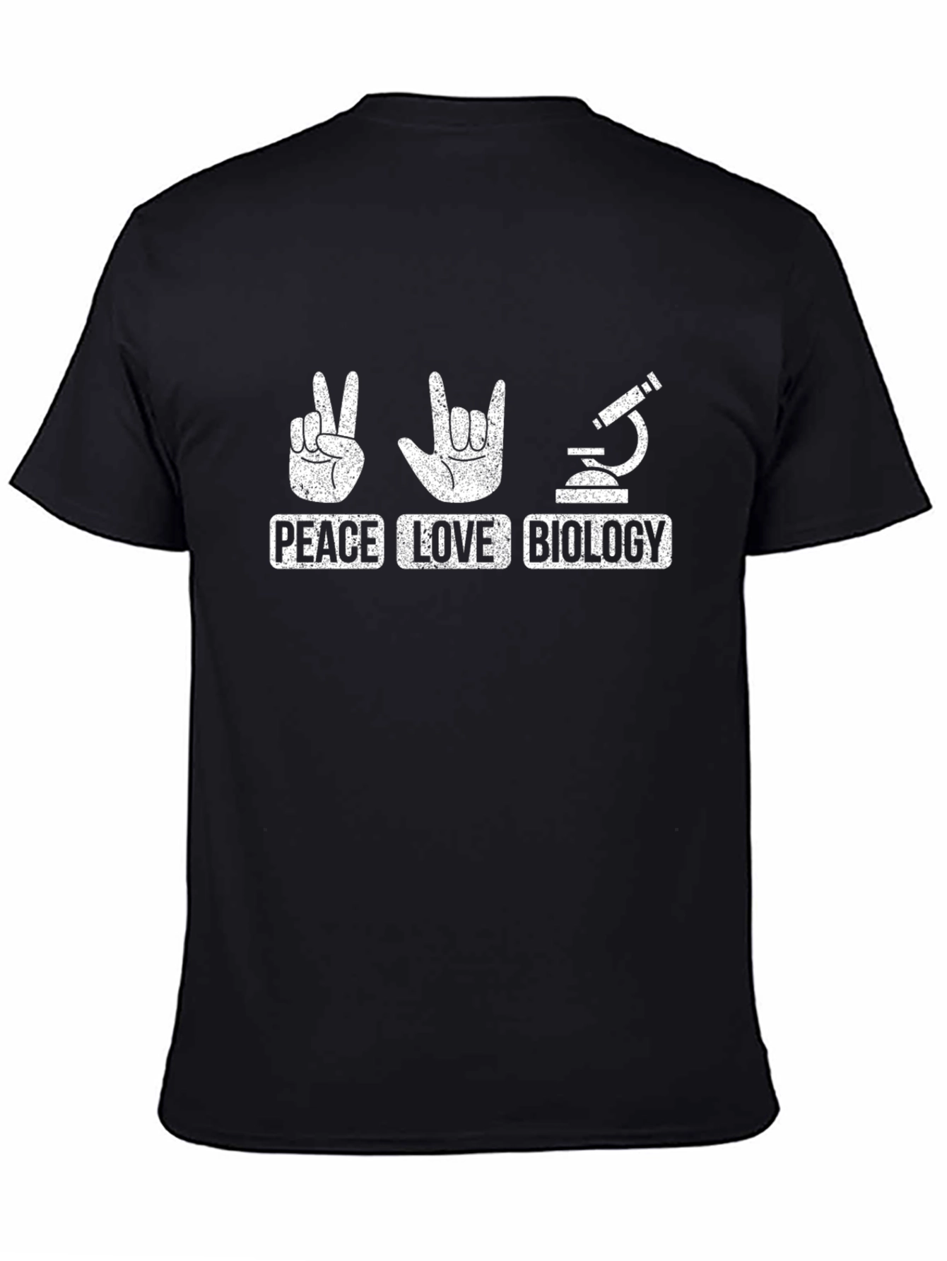 Peace Love Biology T-Shirt - Science Geek Tee