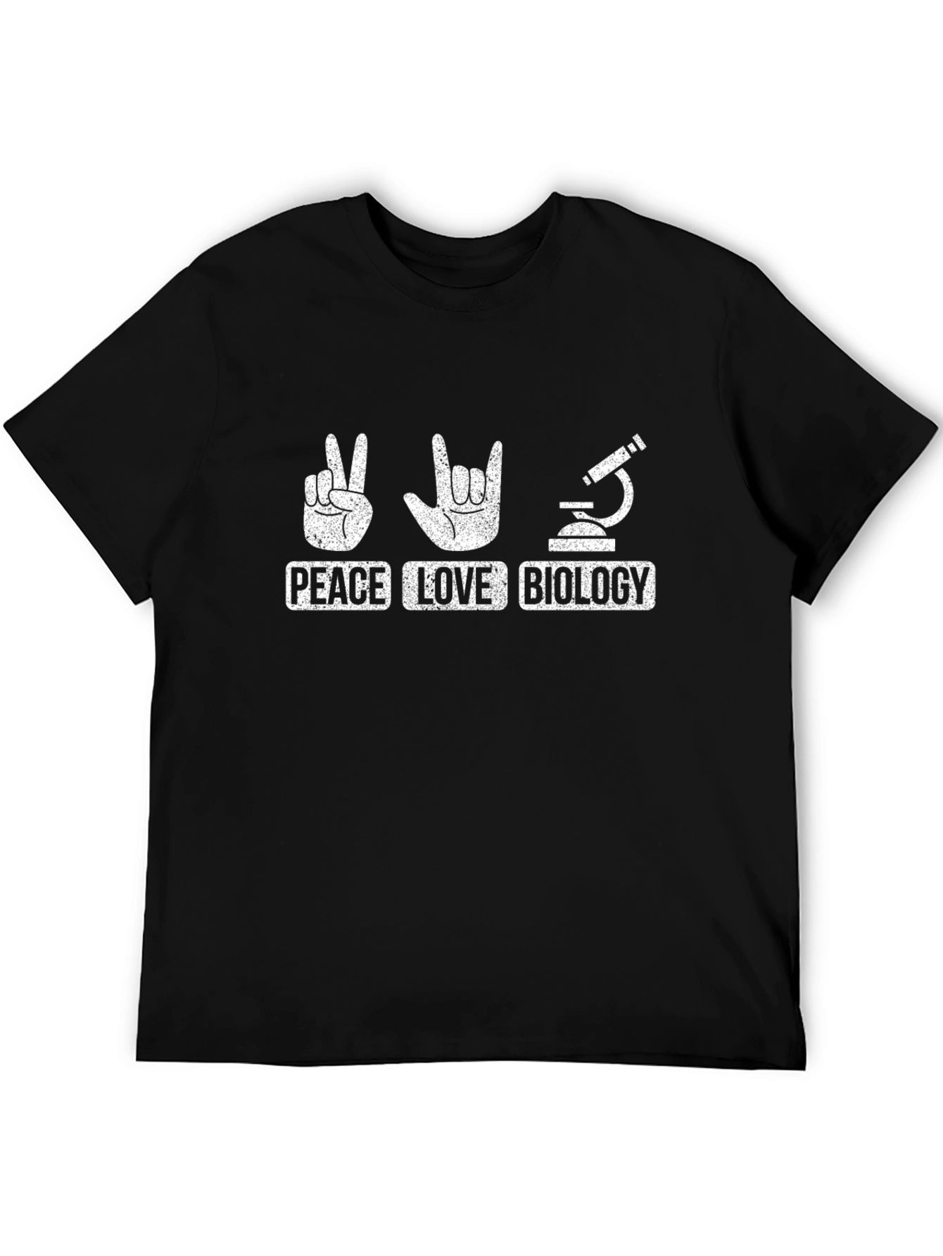 Peace Love Biology T-Shirt - Science Geek Tee