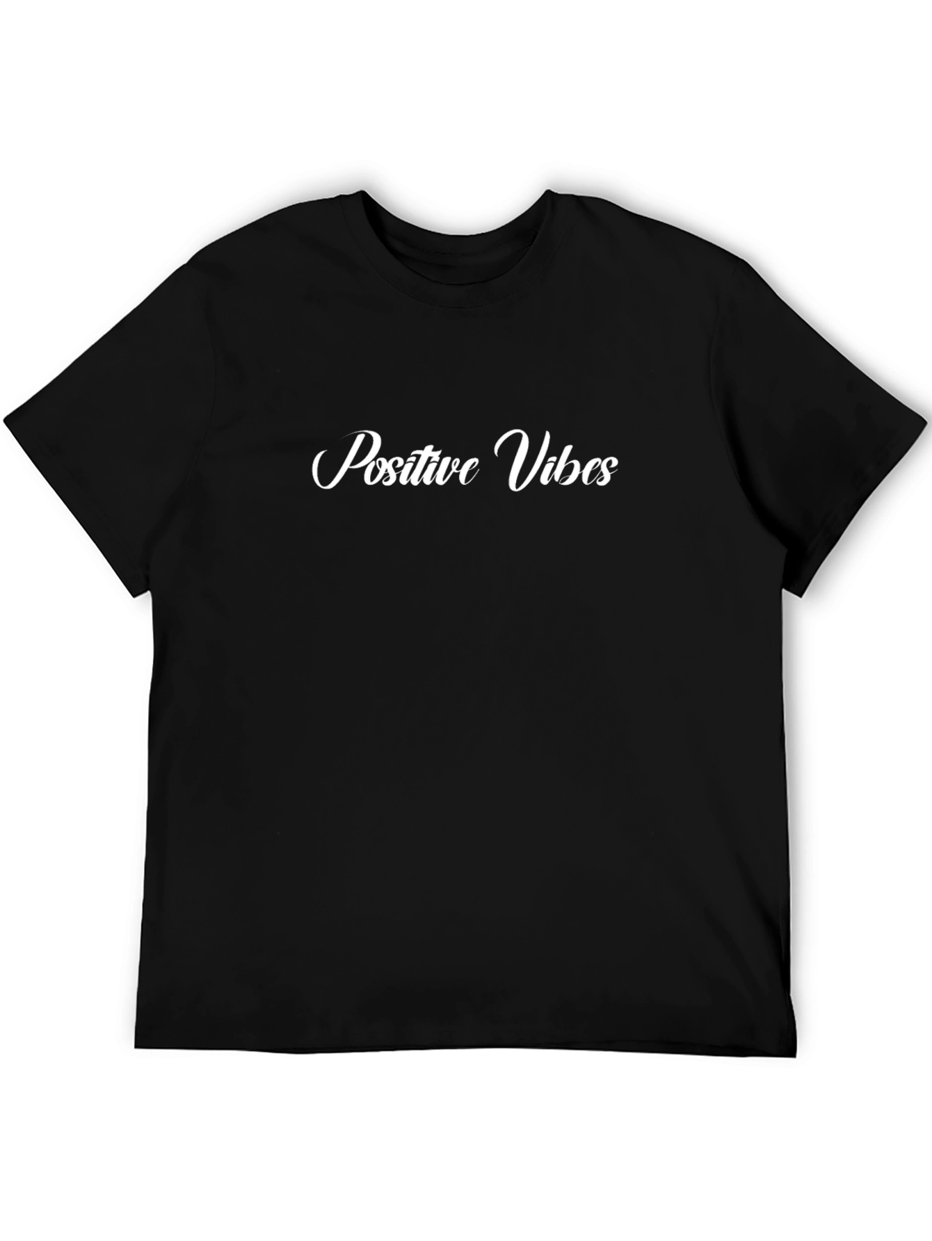 Positive Vibes Black T-Shirt
