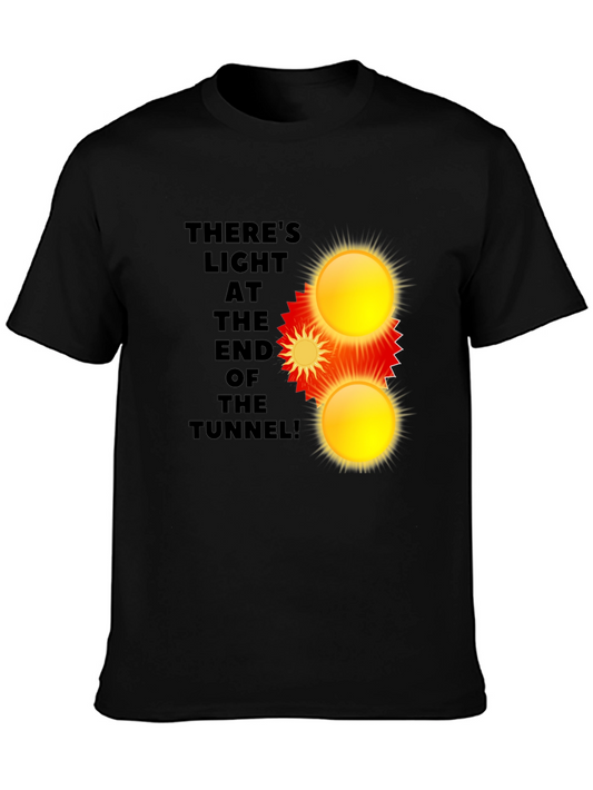 Optimistic T-Shirt: Light at the End of the Tunnel Design