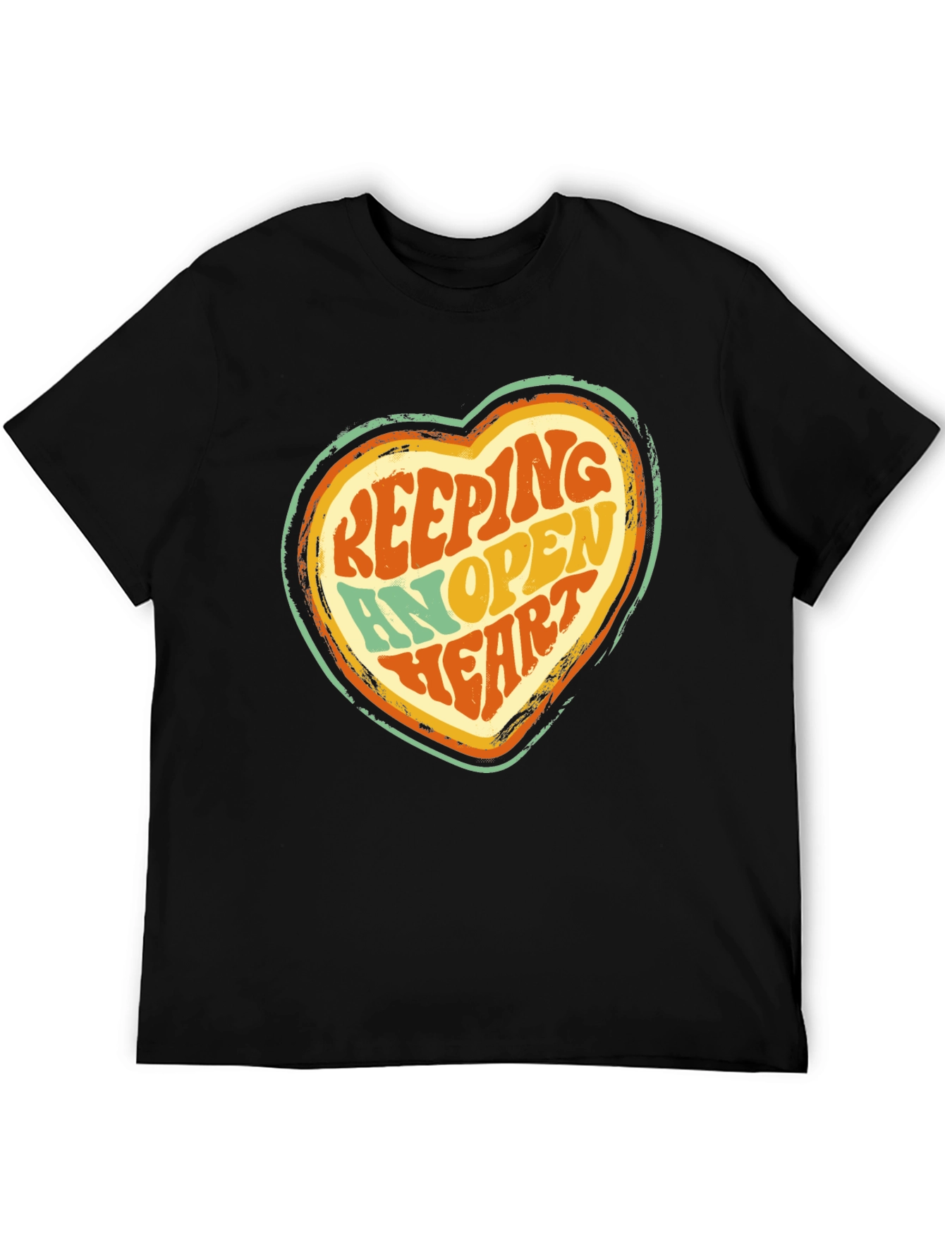 Retro Heart Open Heart T-Shirt