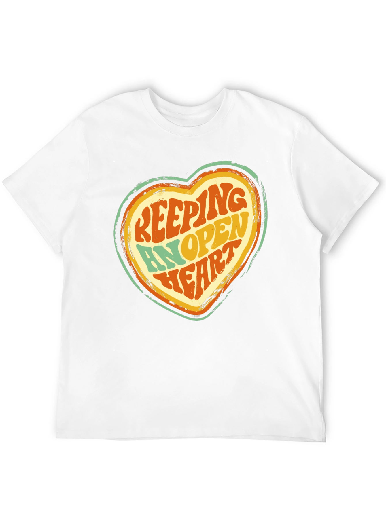 Retro Heart Open Heart T-Shirt