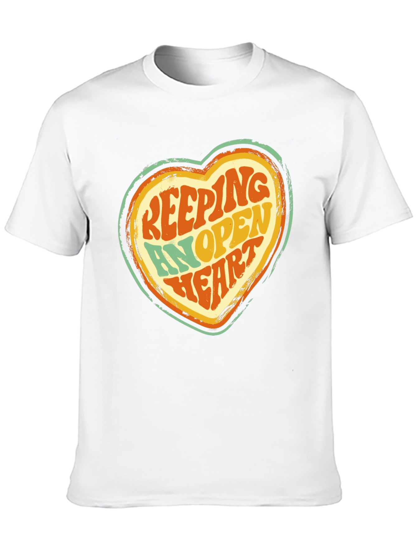 Retro Heart Open Heart T-Shirt