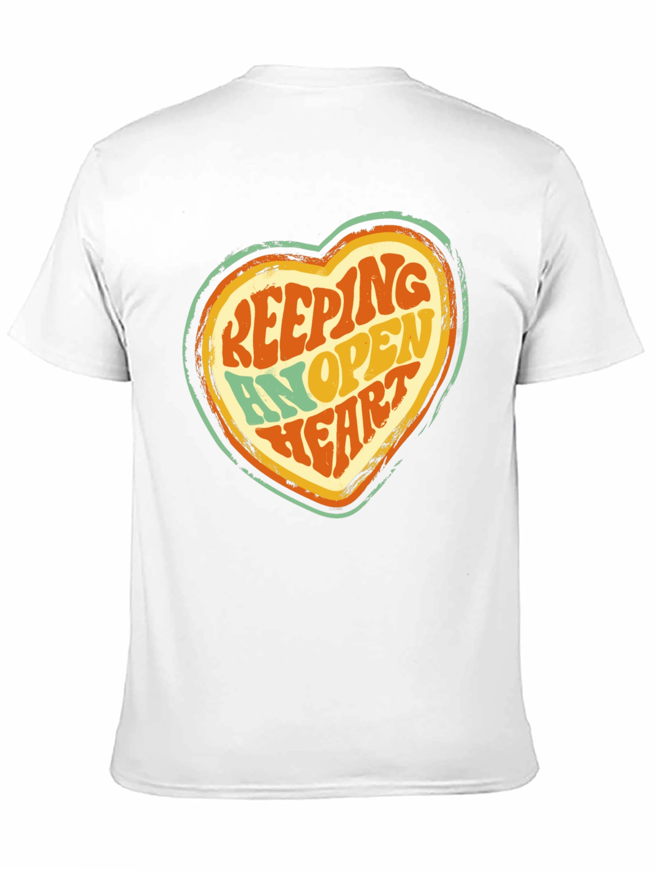 Retro Heart Open Heart T-Shirt