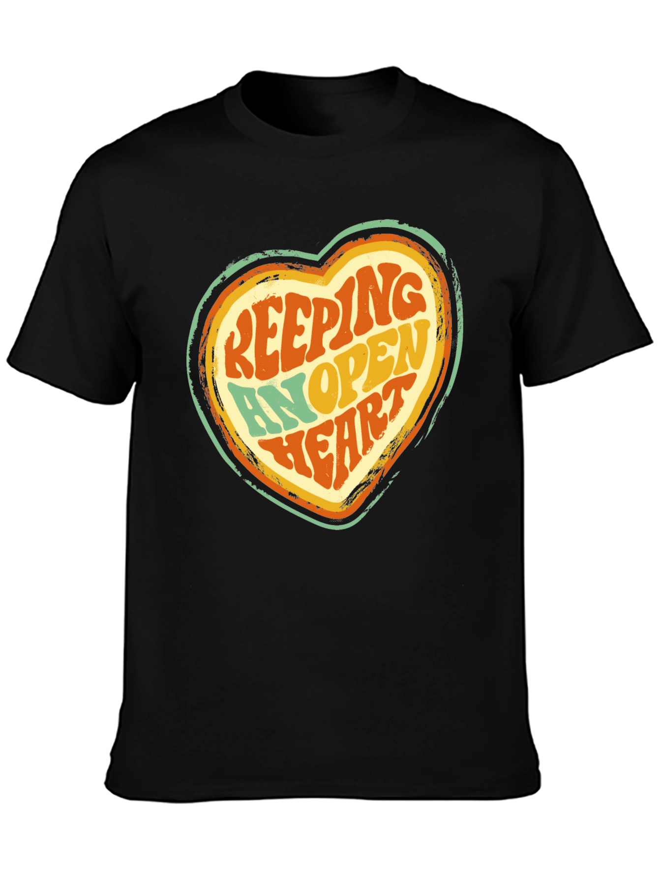 Retro Heart Open Heart T-Shirt