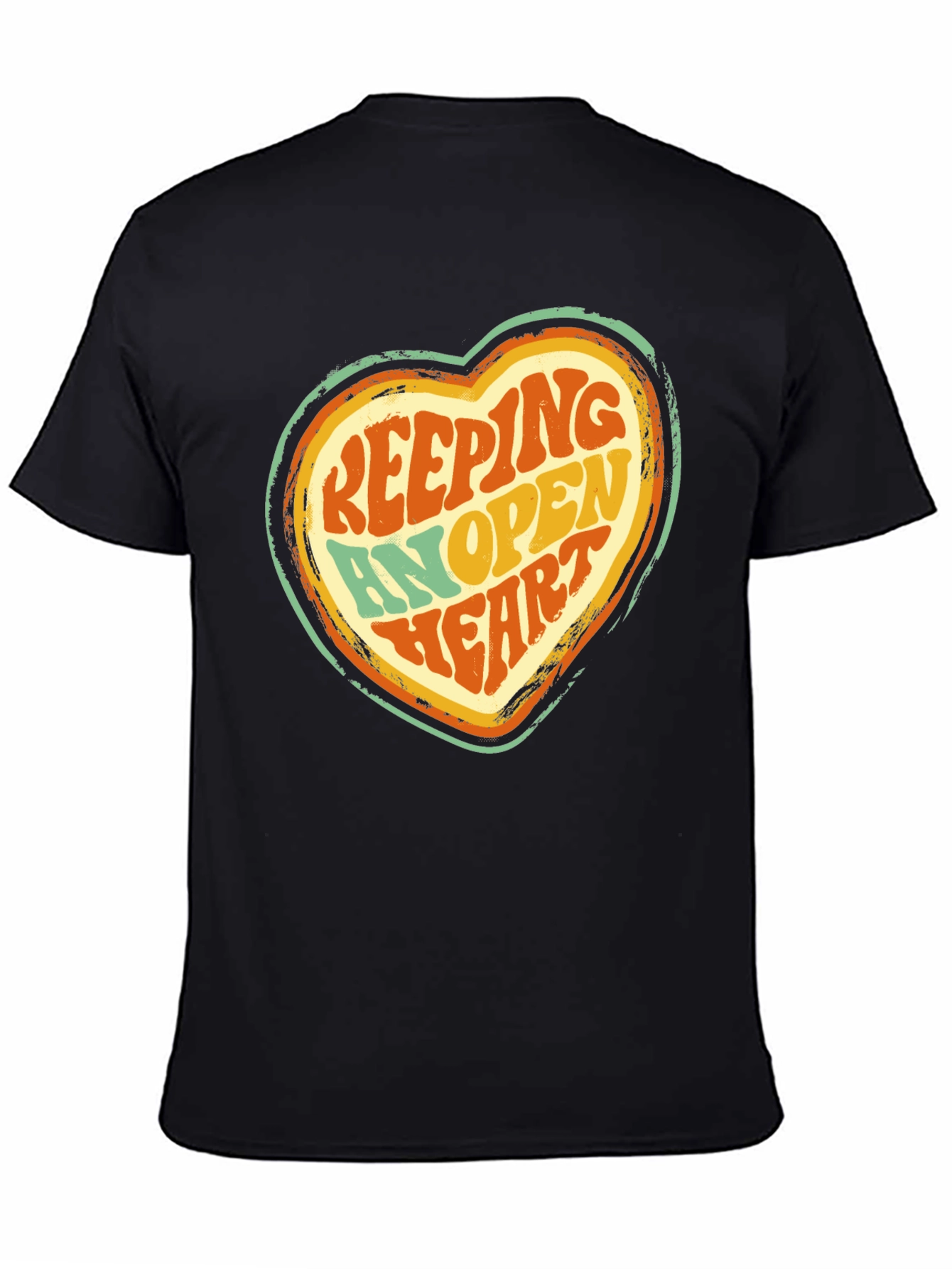Retro Heart Open Heart T-Shirt