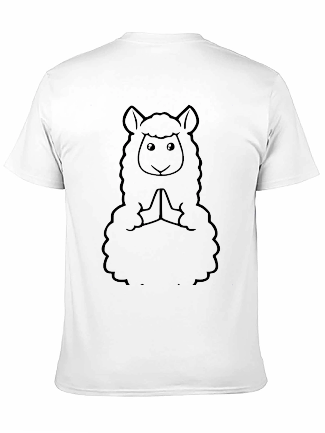 Yoga Alpaca T-Shirt - Meditating Llama Tee
