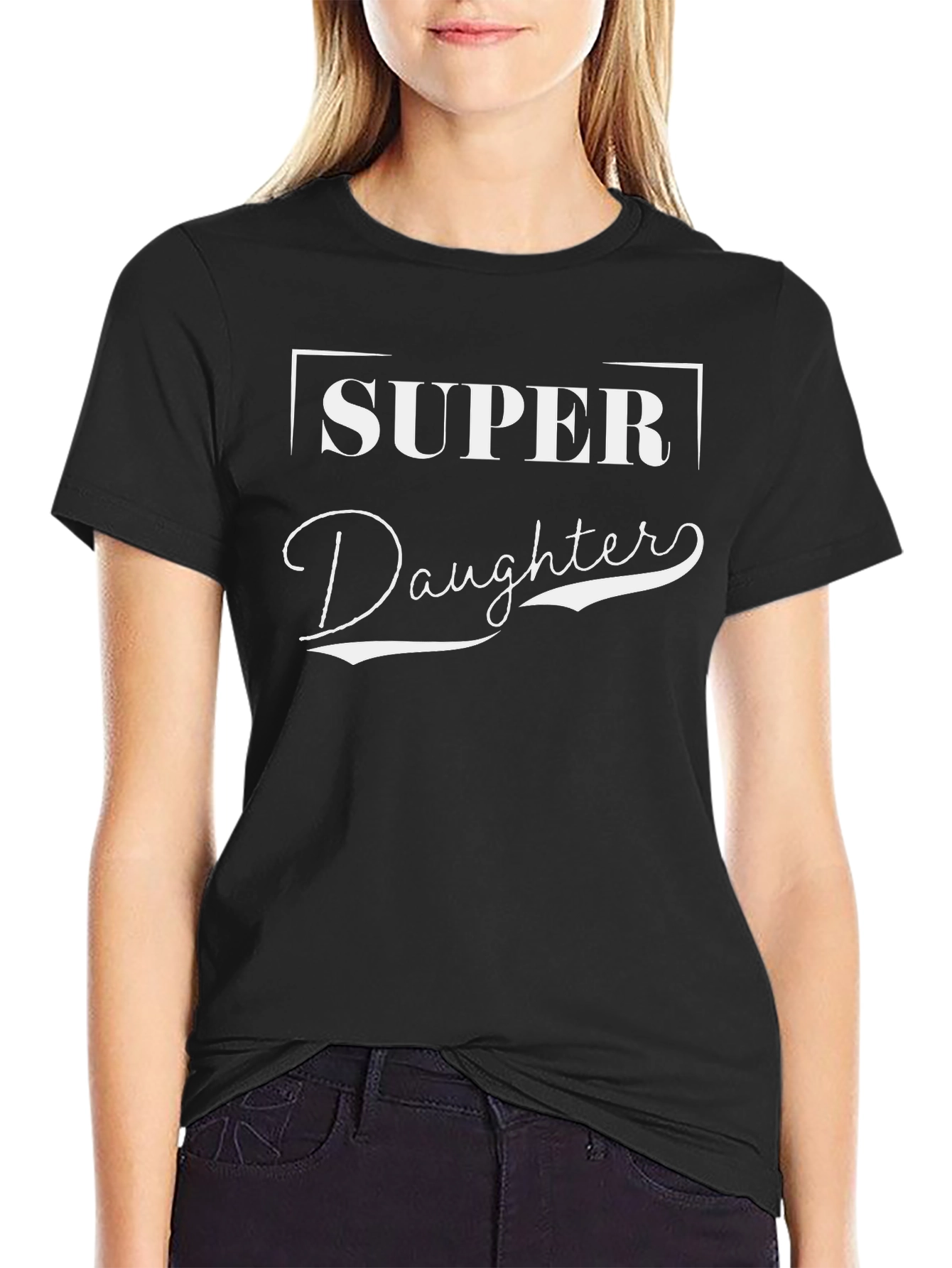 Super Daughter Graphic Tee - Black