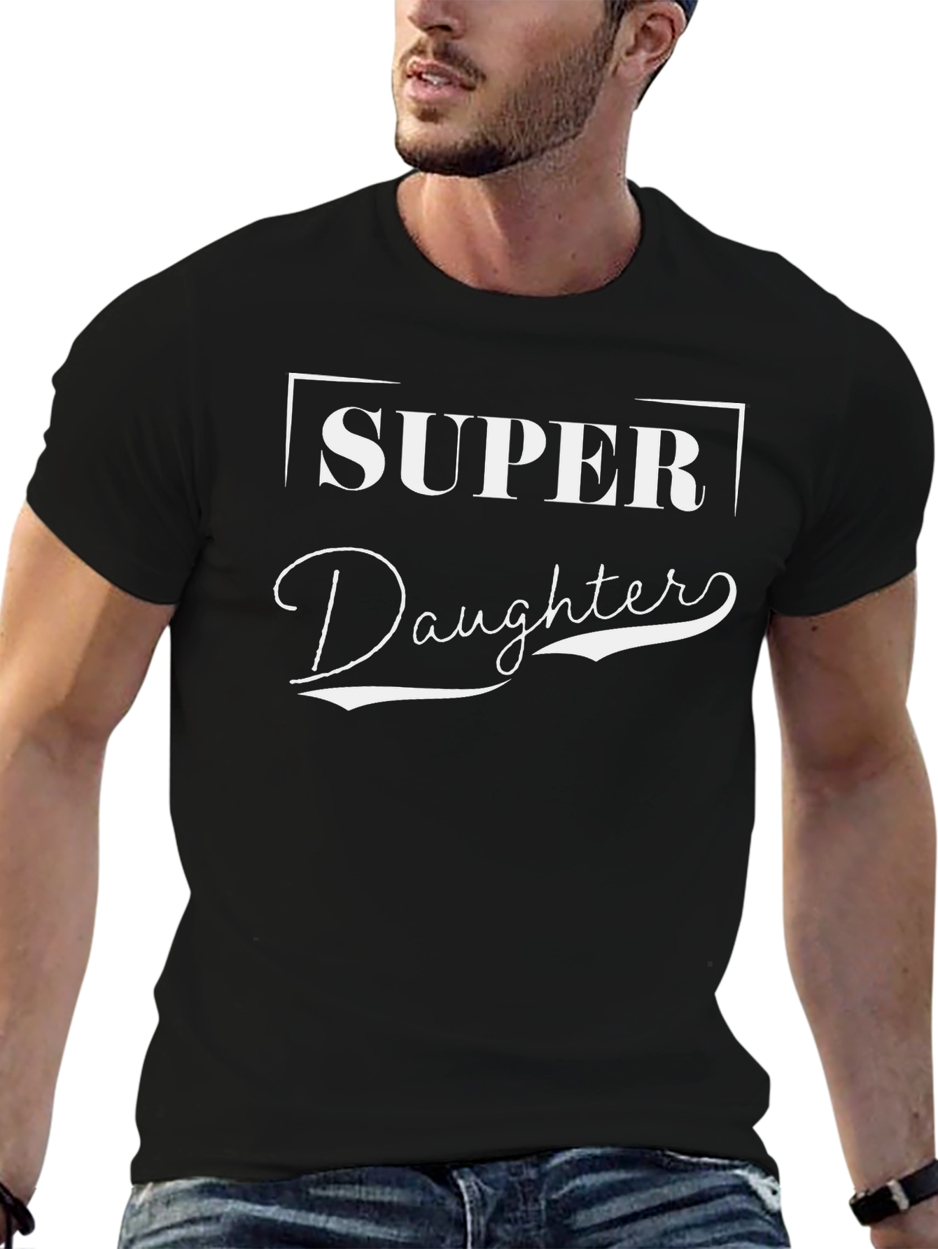 Super Daughter Graphic Tee - Black