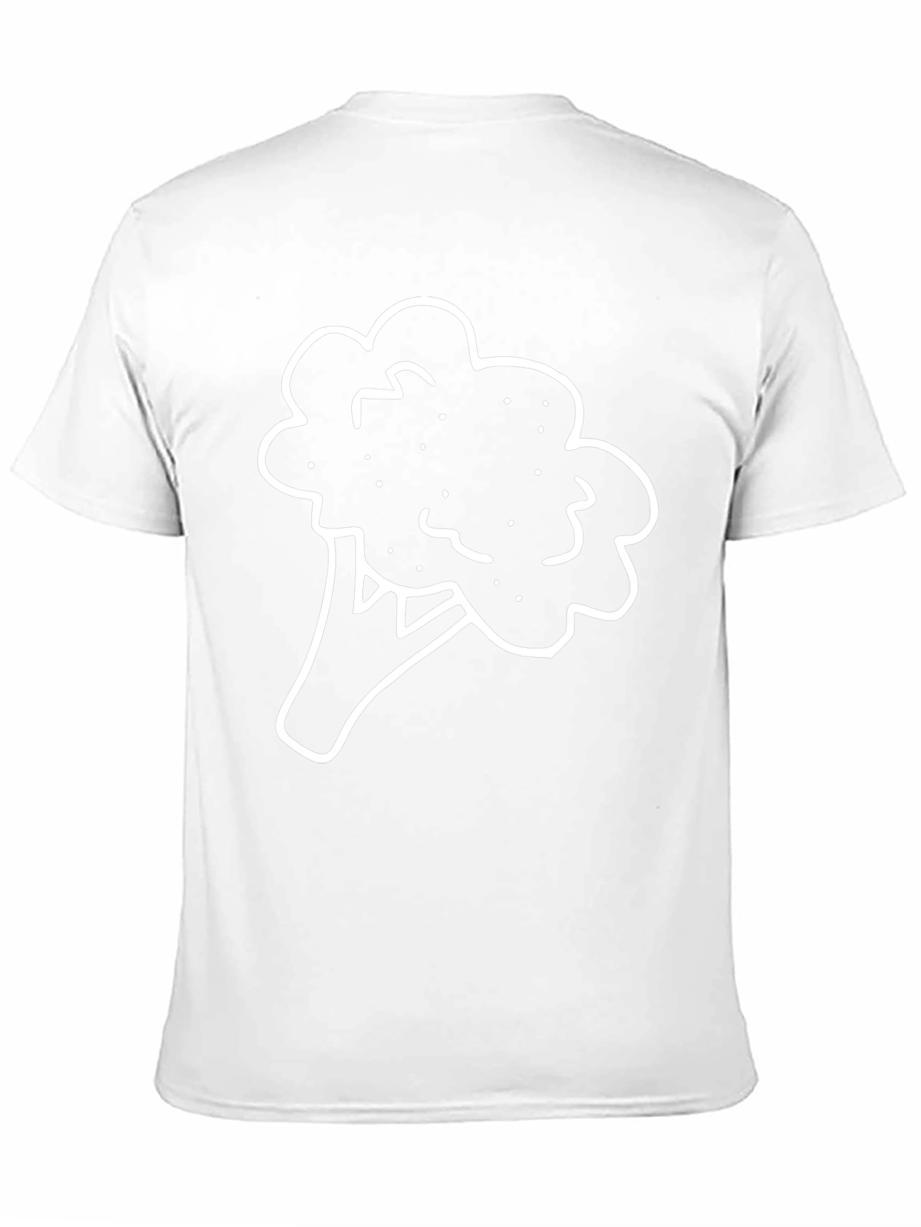Broccoli Graphic Tee - Black Cotton Comfort