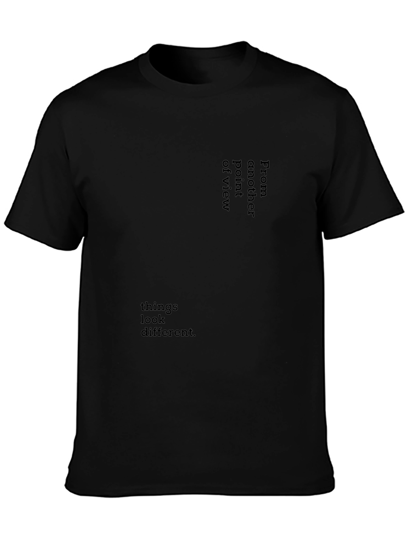 Philosophical Statement Black T-Shirt