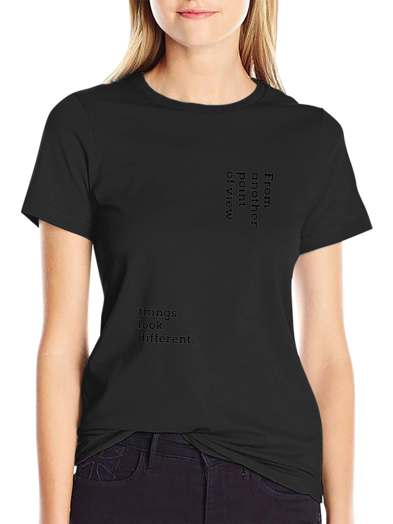 Philosophical Statement Black T-Shirt