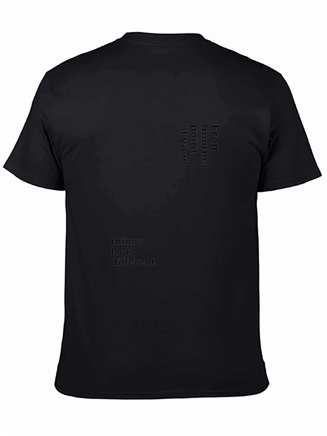 Philosophical Statement Black T-Shirt